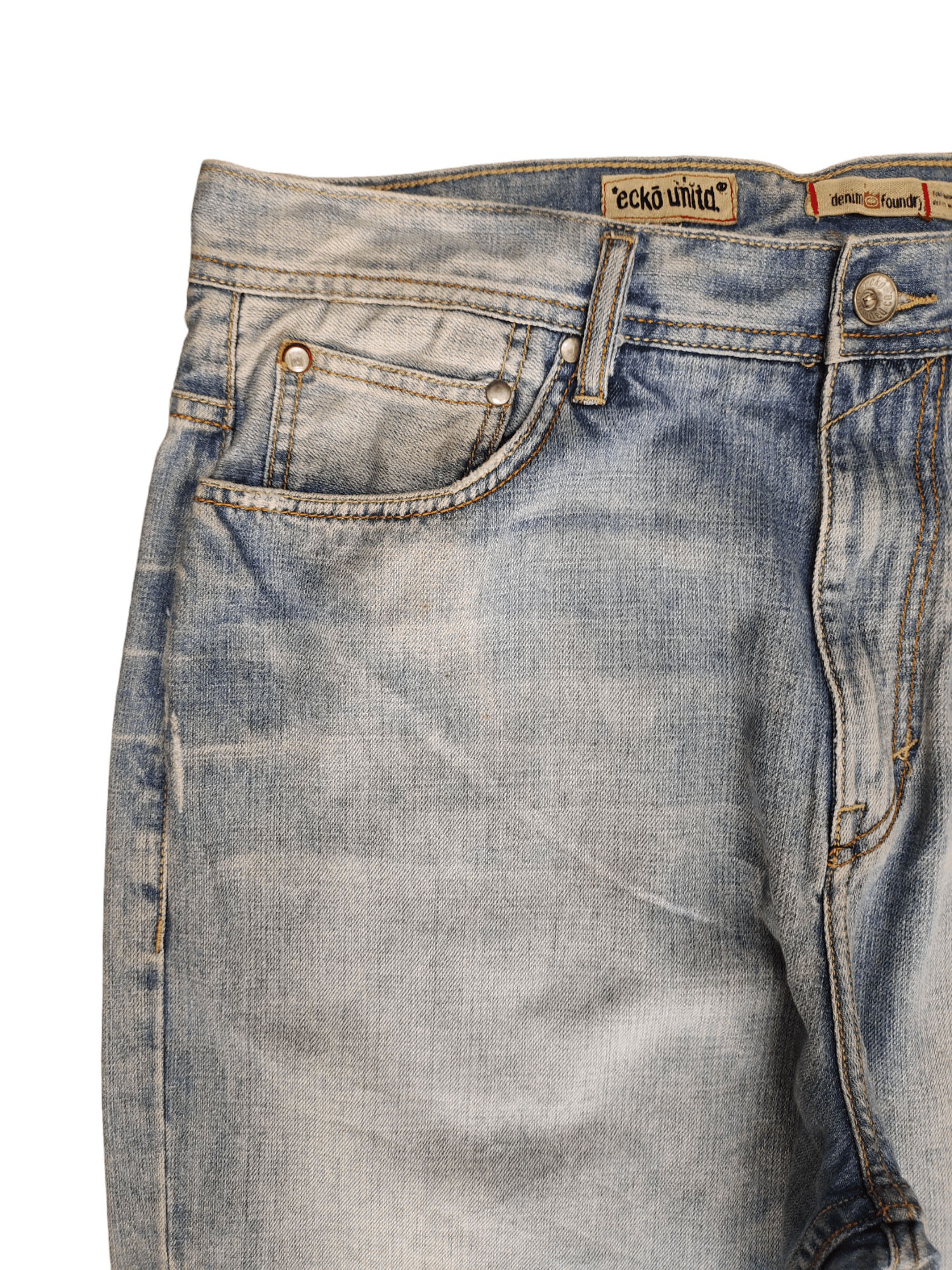 Ecko Unltd. Baggy Jeans Ecko Unltd Light Wash Denim Wide Leg Y2k Size US 36 / EU 52 - 14 Thumbnail