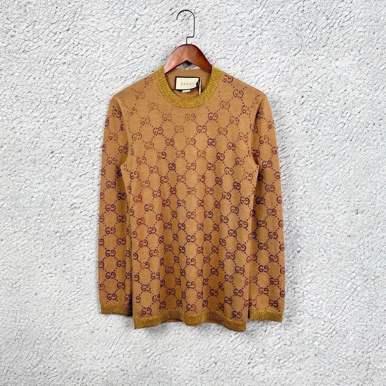 Gucci Gucci Patterned Knitwear with Rhinestones-dmc Size US M / EU 48-50 / 2 - 1 Thumbnail