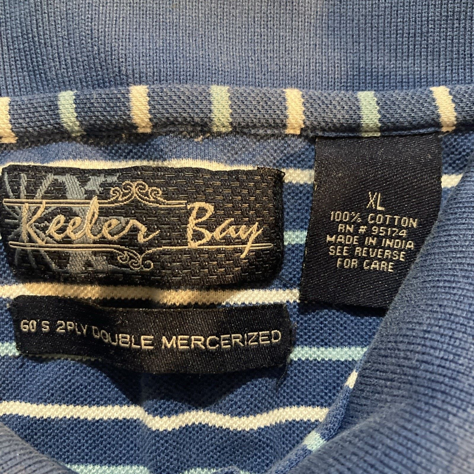 Other Academia VTG Keeler Bay Golf Polo Shirt XL 2Ply Cotton Y2K Size US XL / EU 56 / 4 - 3 Thumbnail