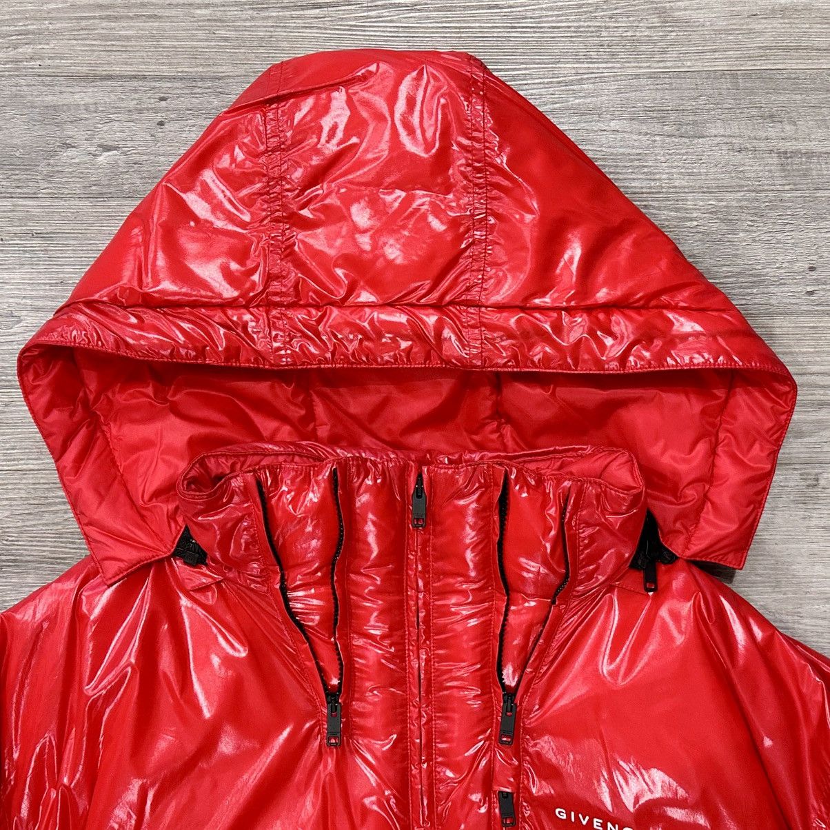 Givenchy GIVENCHY RED HIGH SHEEN PUFFER JACKET Size US S / EU 44-46 / 1 - 2 Thumbnail