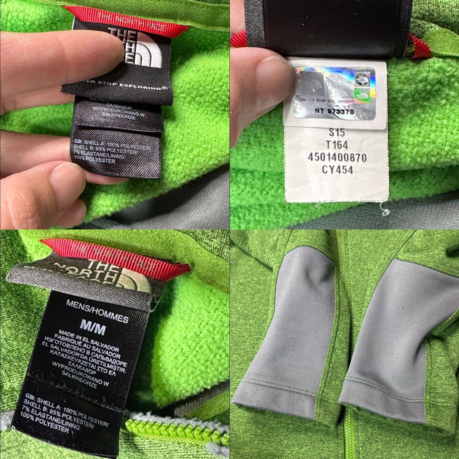 The North Face VINTAGE The North Face Green Full Zip Sweatshirt Hoodie Mens M Regular Chest 21” Pit to Pit 27” Length 32” Sleeve Length Size US M / EU 48-50 / 2 - 8 Thumbnail