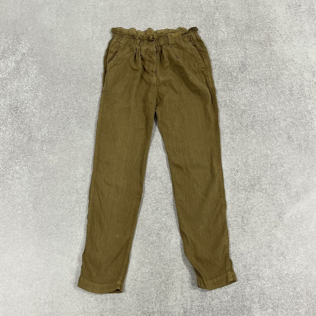 Isabel Marant Brown beige Isabel Marant Etoile linen pants trousers Size 26" / US 2 / IT 38 - 1 Thumbnail