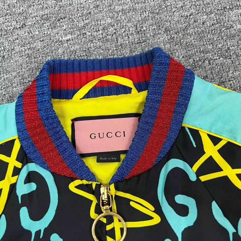 Gucci Gucci Star Print Baseball Jacket-2506 Size M / US 6-8 / IT 42-44 - 5 Thumbnail