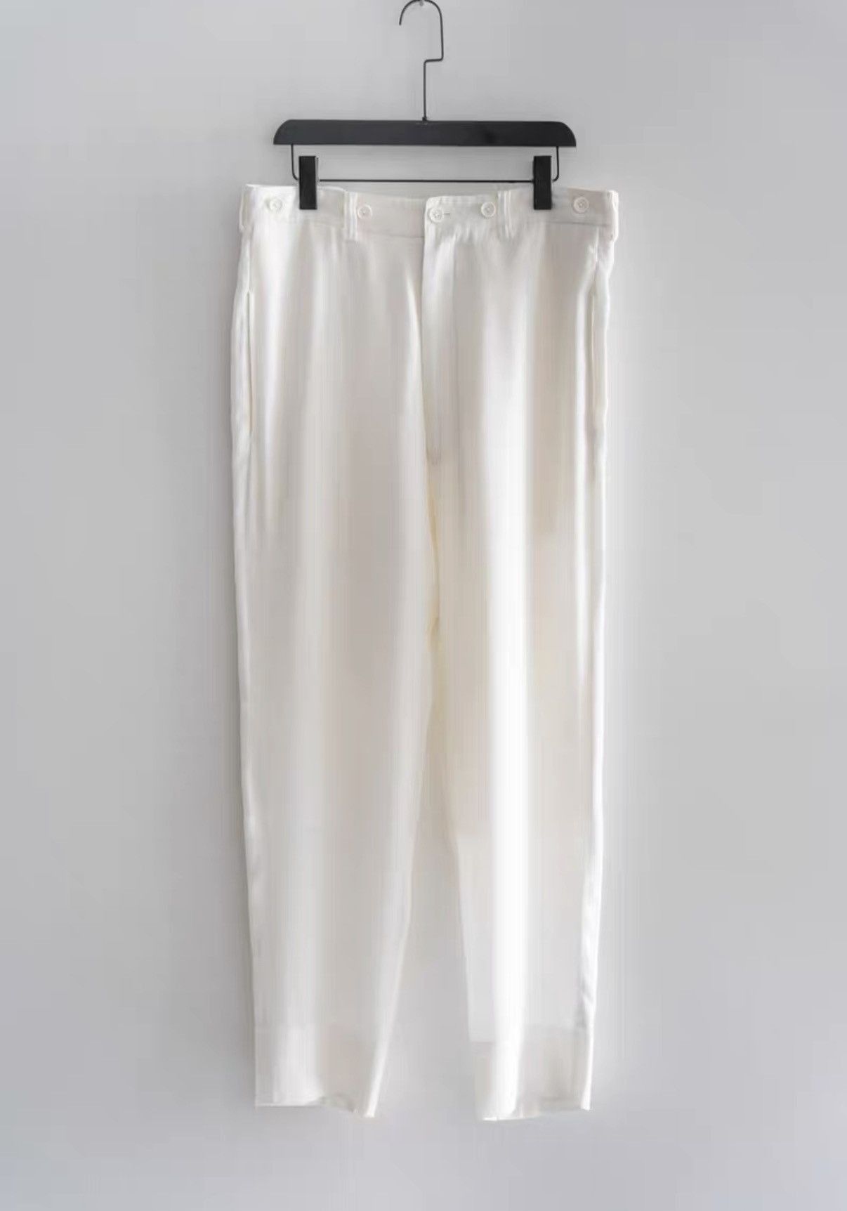 Yohji Yamamoto White Casual Pants Size 32 Size US 32 / EU 48 - 1 Thumbnail