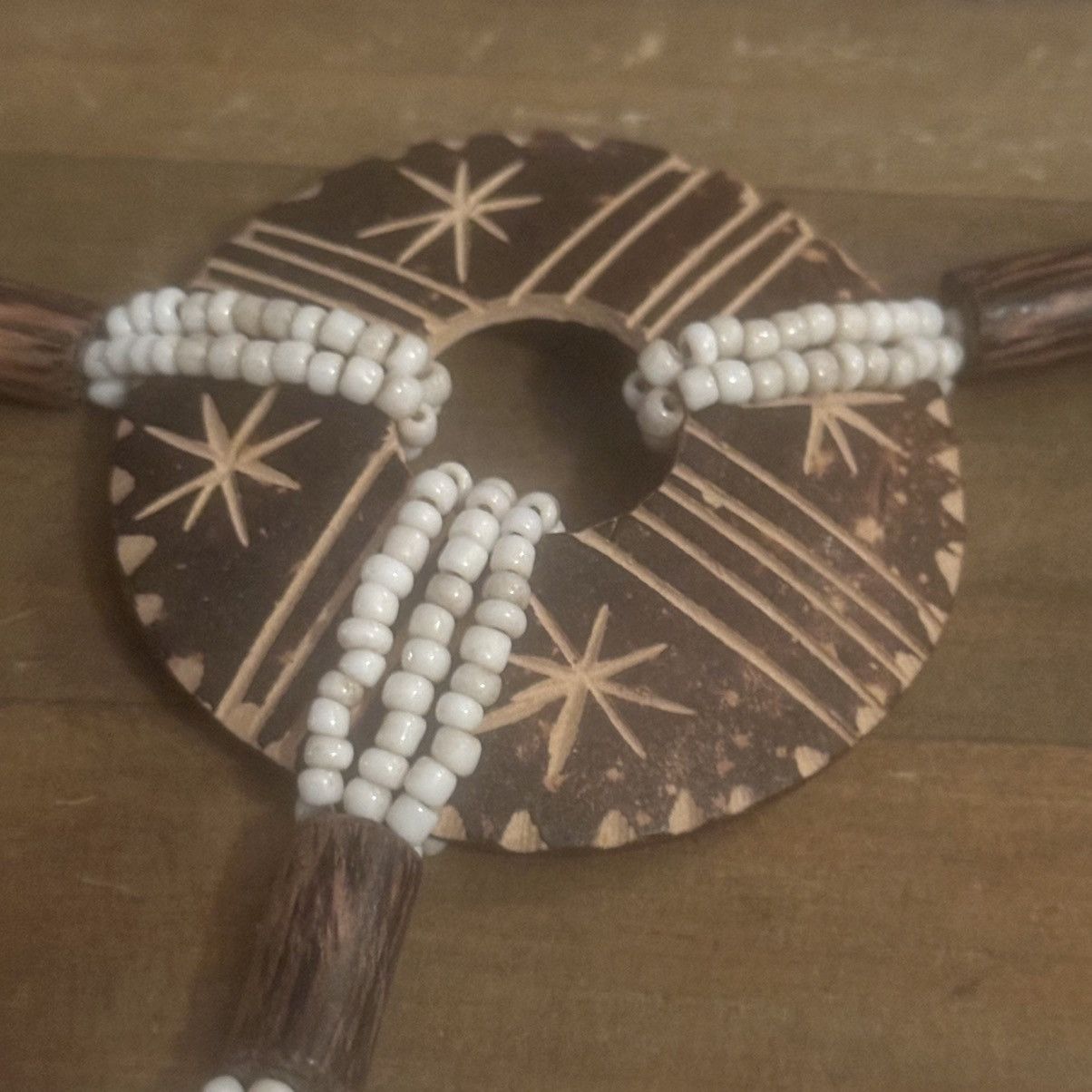 Vintage Vintage tribal medallion beaded necklace Size ONE SIZE - 3 Thumbnail