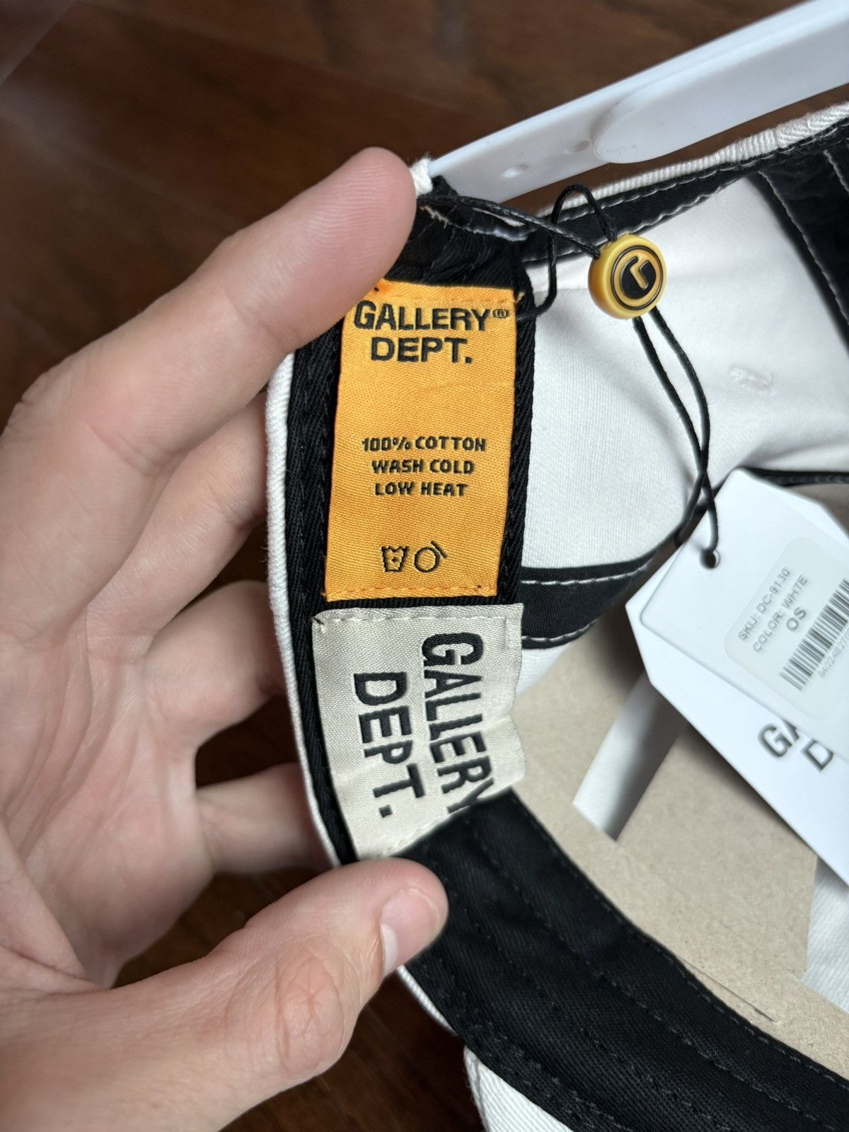 Gallery Dept. Gallery Dept. White DEPT Logo Hat Size ONE SIZE - 6 Thumbnail