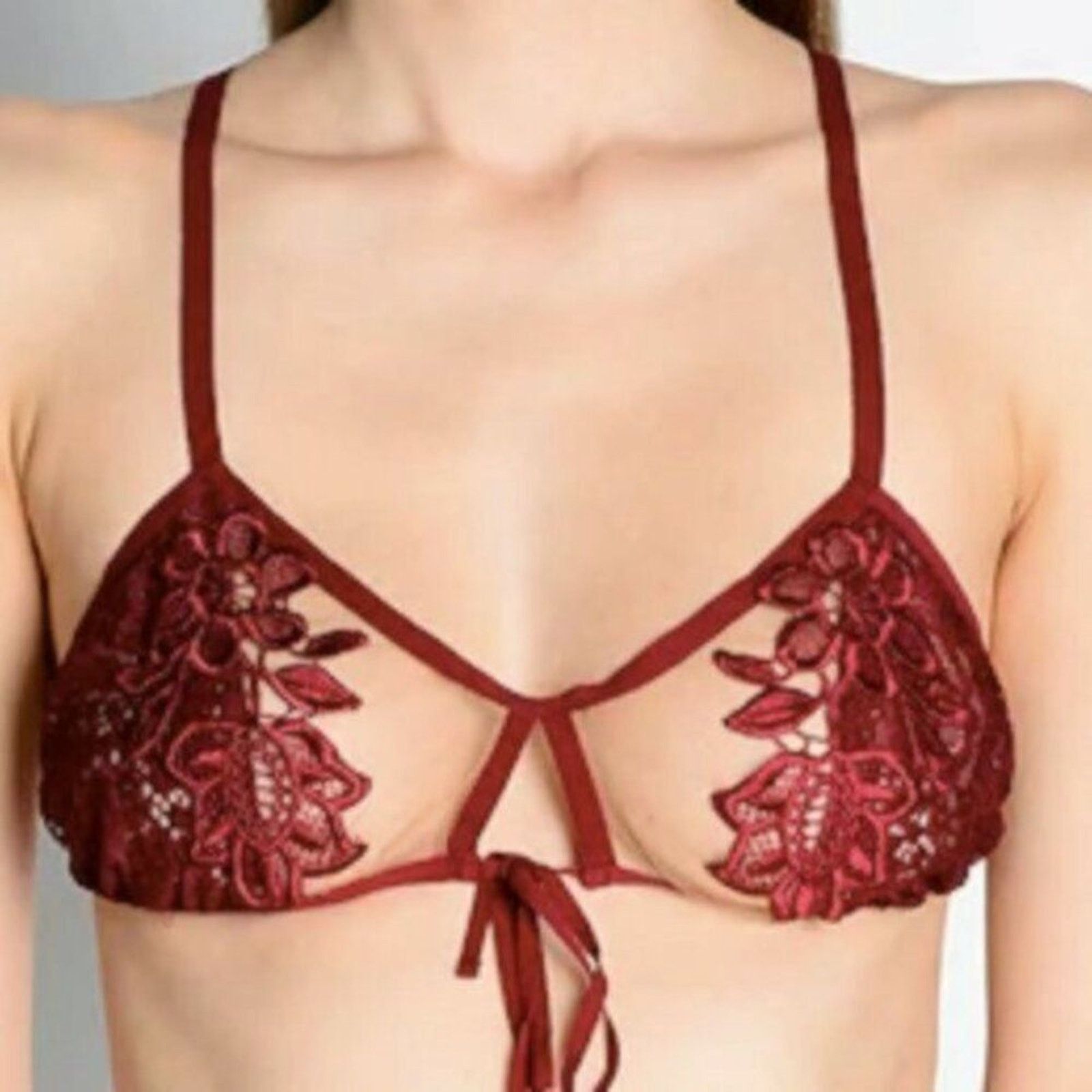 For Love & Lemons For love and lemons bra garnet M Size M / US 6-8 / IT 42-44 - 3 Thumbnail