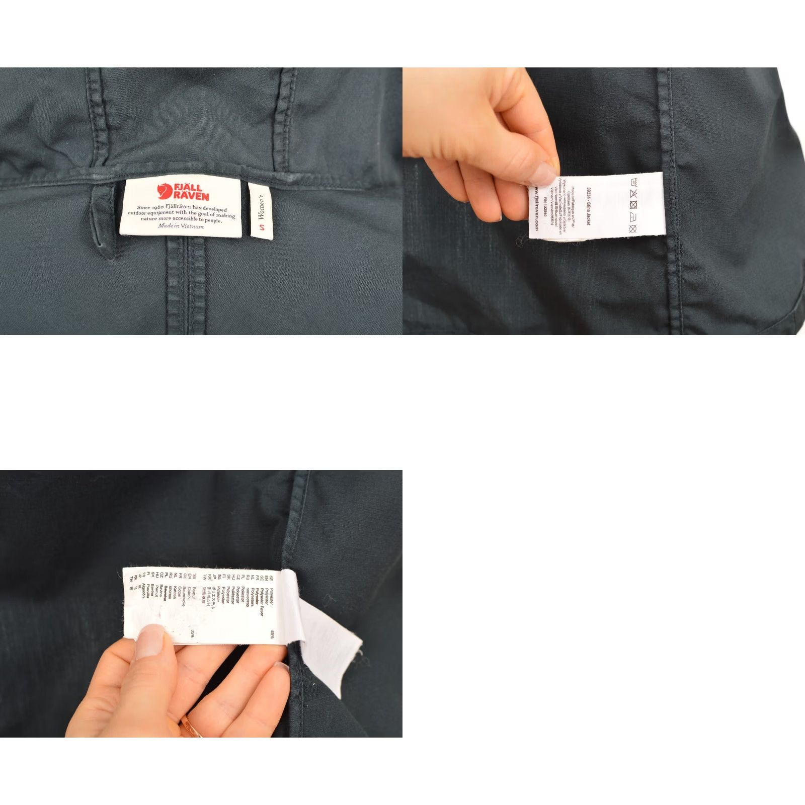 Vintage Fjällräven Stina Jacket G-1000 Hiking Outdoor Jacket Women Size S Blue Size S / US 4 / IT 40 - 8 Thumbnail