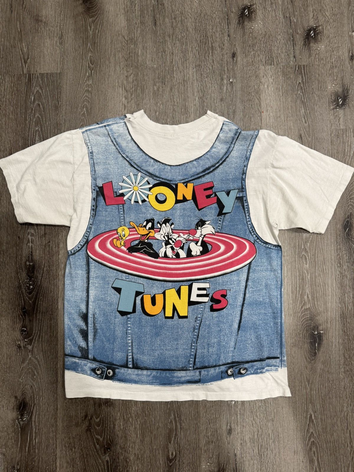 Warner Bros Warner Bros 1996 Tweety Bird Vintage AOP T-Shirt Size XL Size US XL / EU 56 / 4 - 3 Thumbnail