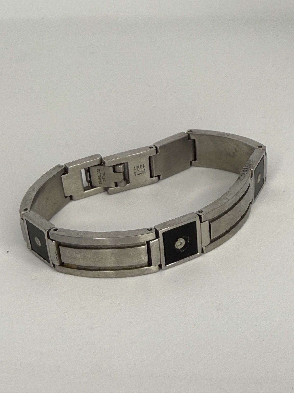 Vintage PGDA 18kt Stainless Steel Bracelet Size ONE SIZE - 1 Thumbnail
