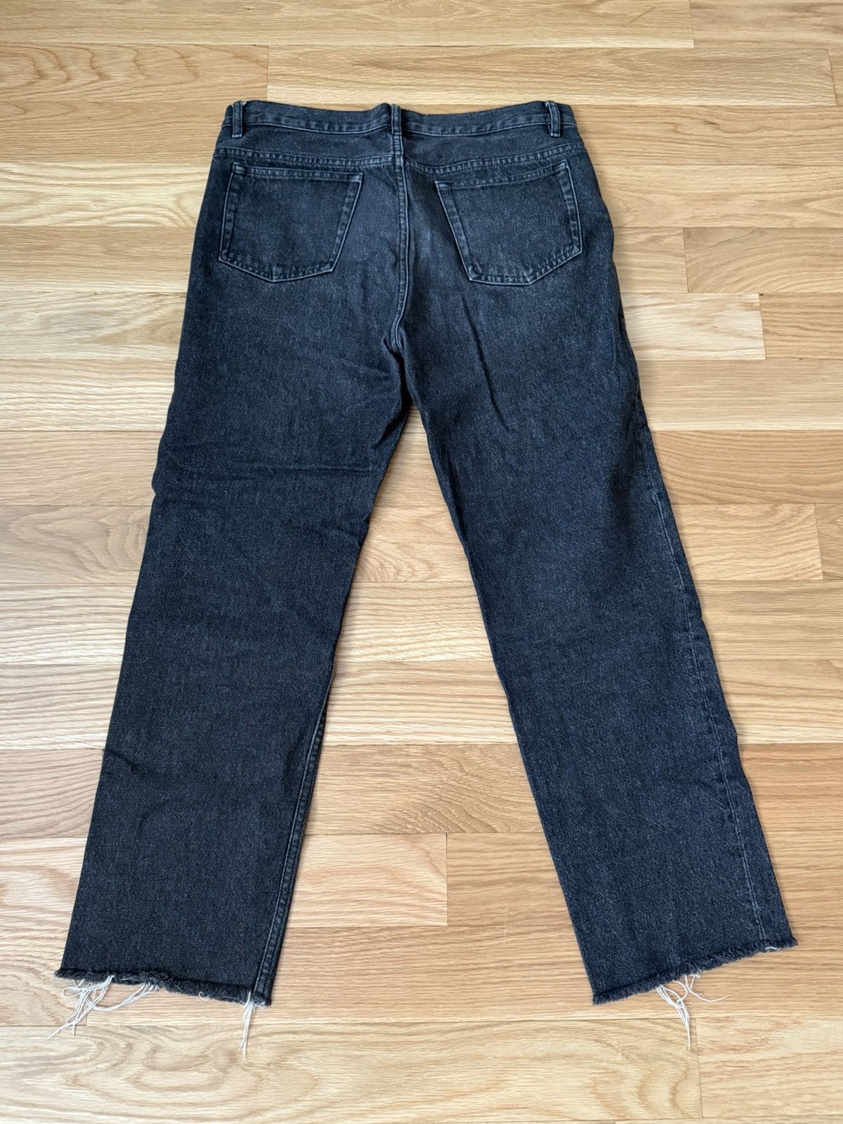 A.P.C. APC Denim Jeans - Raw Edge, Cropped, Grey Size US 30 / EU 46 - 3 Thumbnail