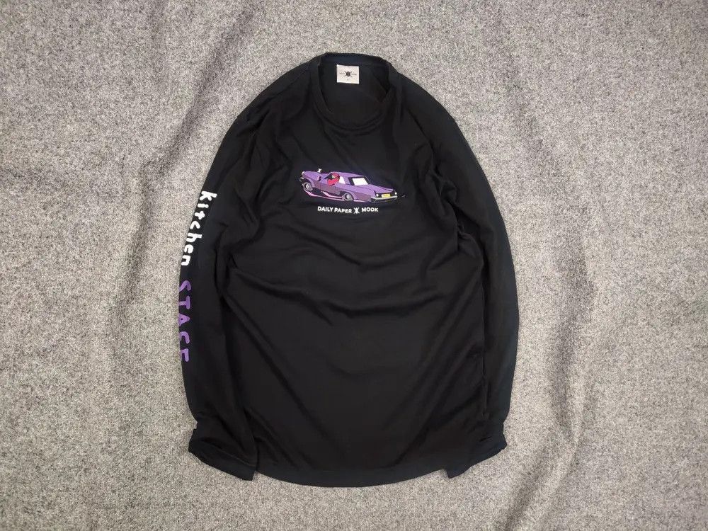 Daily Paper Daily Paper x Mook Design Black Logo Long sleeve Sweatshirt Size US L / EU 52-54 / 3 - 1 Thumbnail
