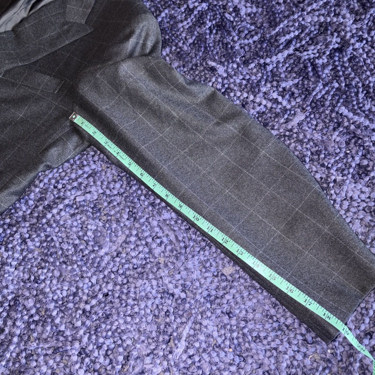 Huntsman Huntsman Savile Row Double Breasted Wool Check Blazer Jacket Size 44L - 8 Thumbnail
