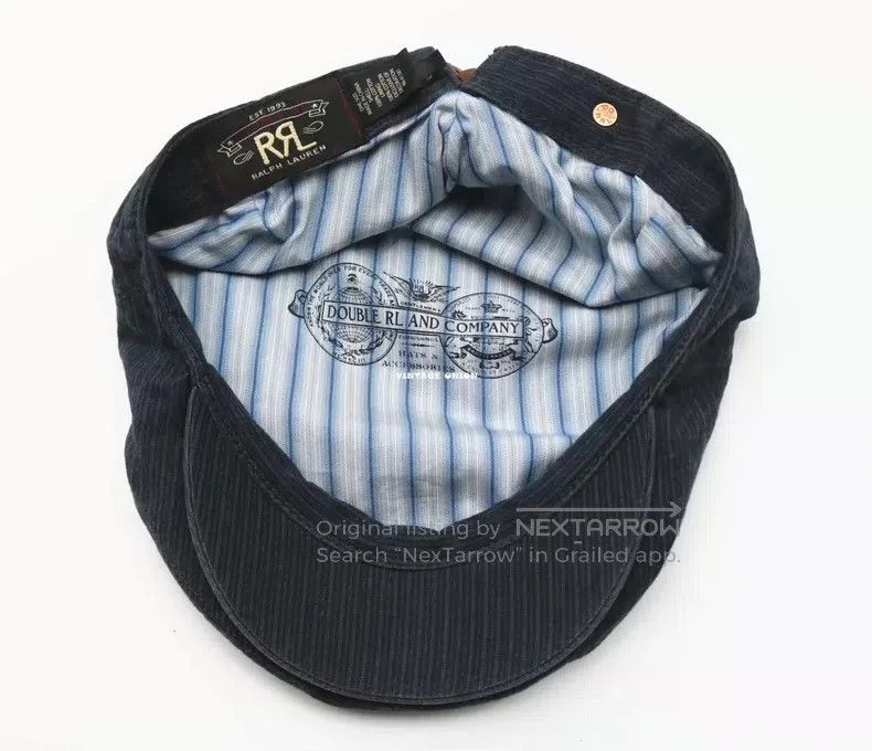 RRL Ralph Lauren RRL Ralph Lauren Vintage distressed blue-dyed striped pure Size ONE SIZE - 7 Thumbnail