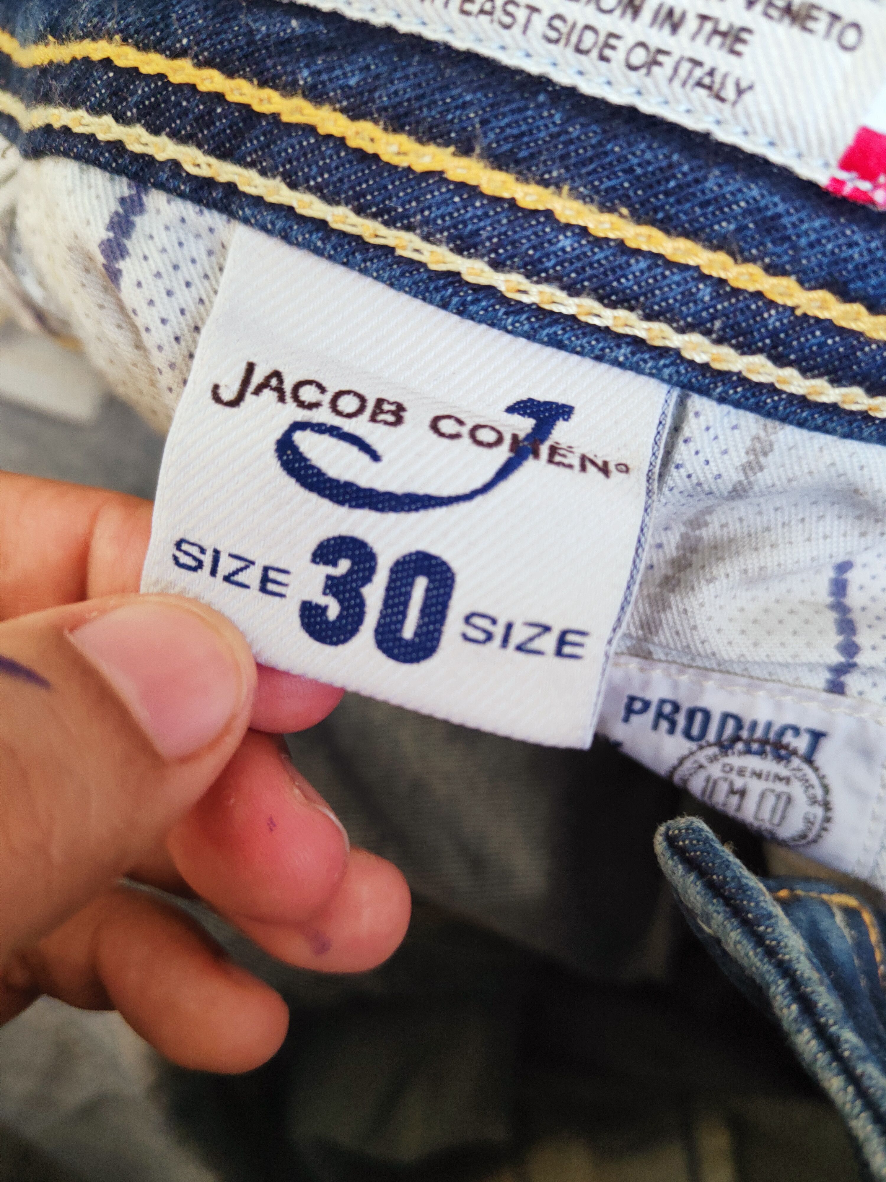Jacob Cohen Jacob Cohen handmade Dark Blue Ripped Jeans #S2766 Size US 30 / EU 46 - 20 Thumbnail