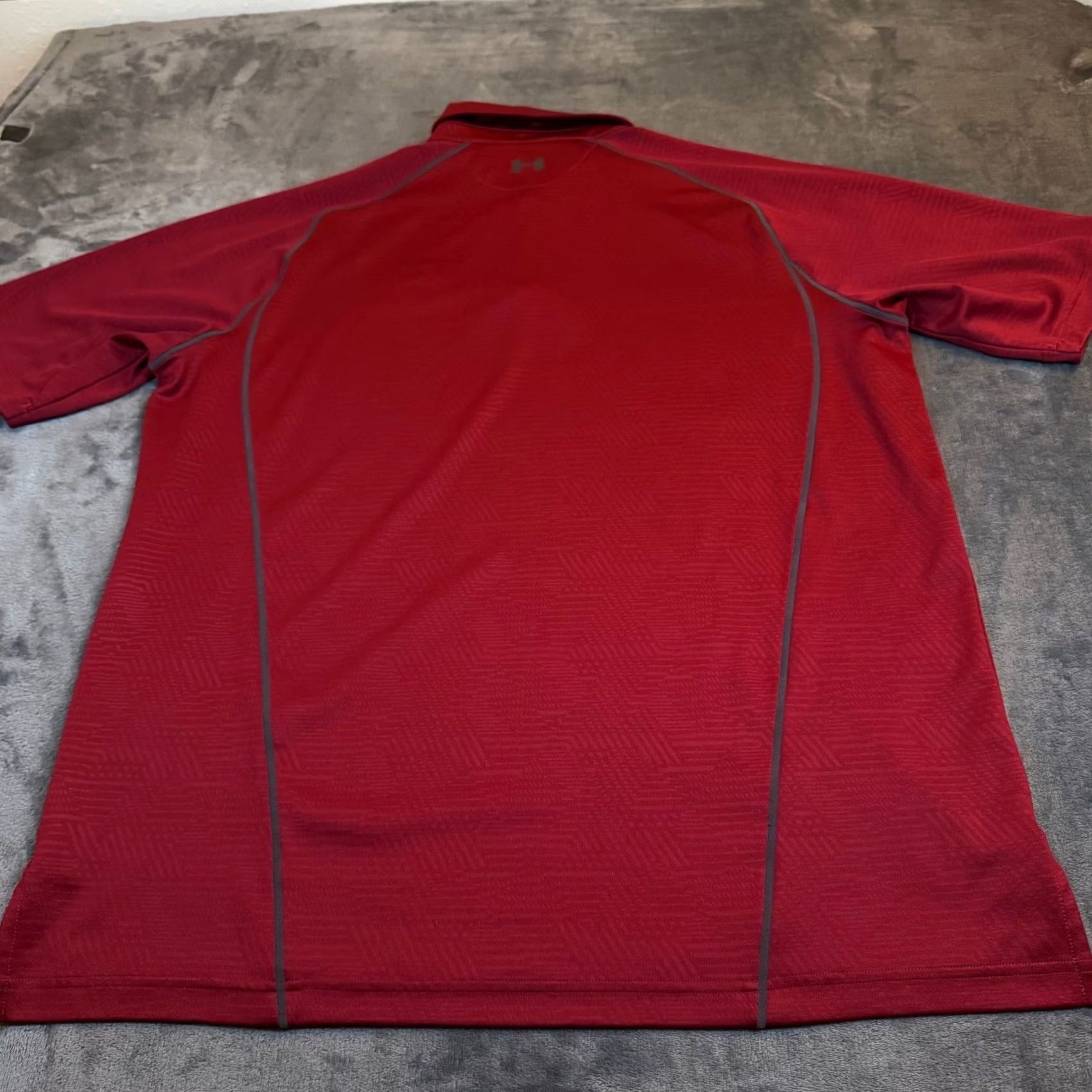 Under Armour Under Armour HeatGear Polo Shirt Mens XL Red Iowa State Embroidered Logo Polo Shirt Golf Activewear Casual Athletic Loose Fit Size XL Mens Size US XL / EU 56 / 4 - 4 Thumbnail