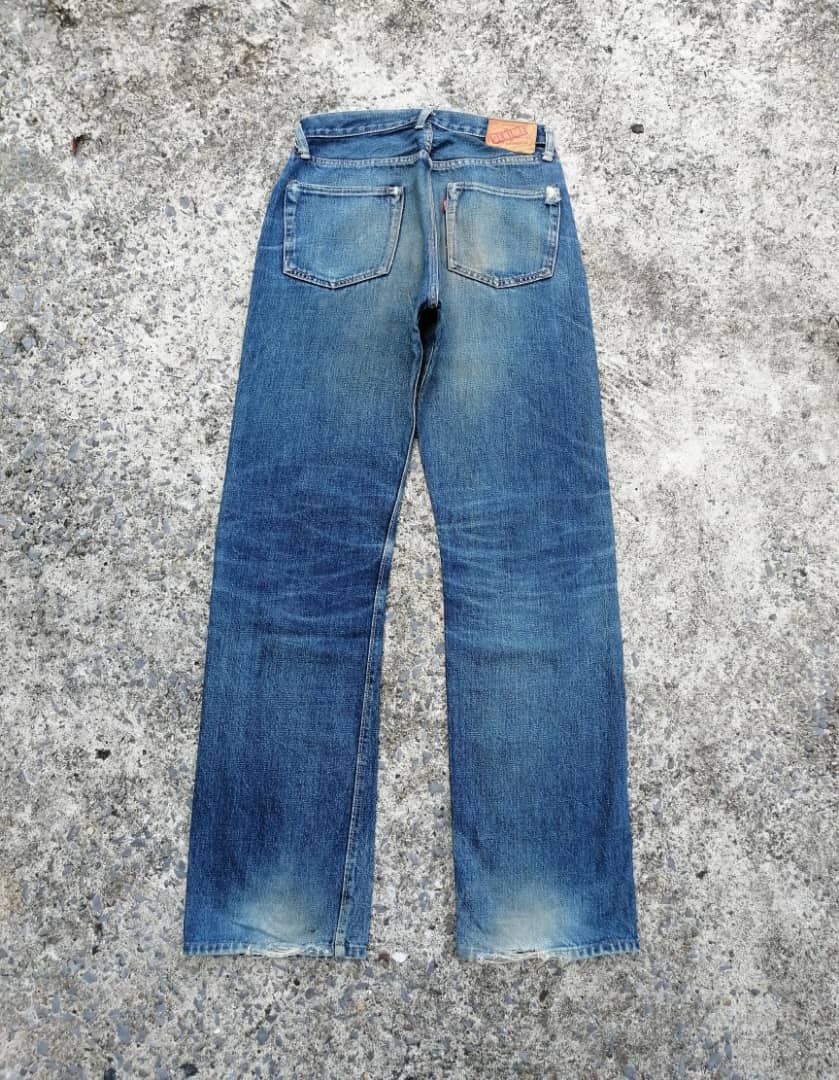 Denime × Japanese Brand Denime Made In Japan Selvedge Distressed Denim Jeans Size US 28 / EU 44 - 2 Thumbnail