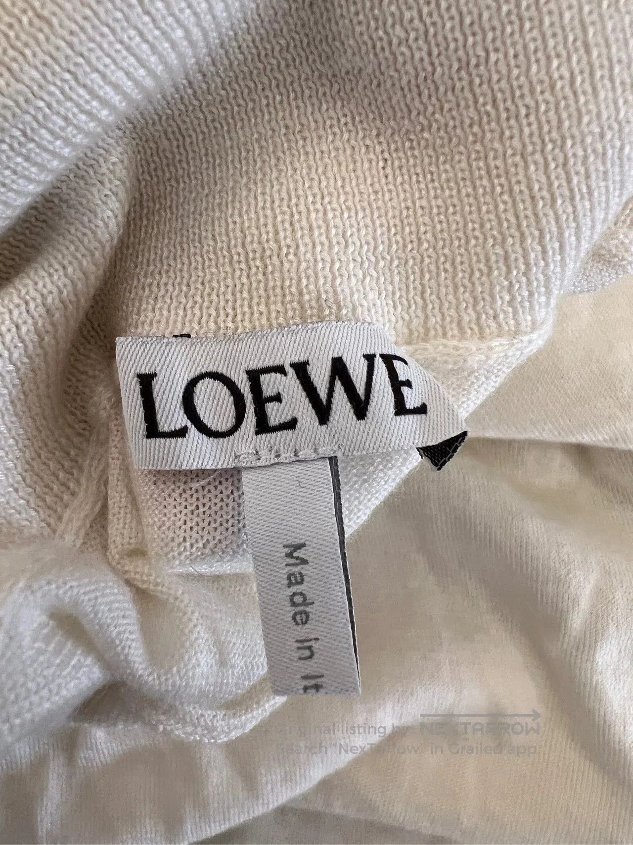 Loewe white loewe high-neck cashmere sweater. Size US XS / EU 42 / 0 - 3 Thumbnail