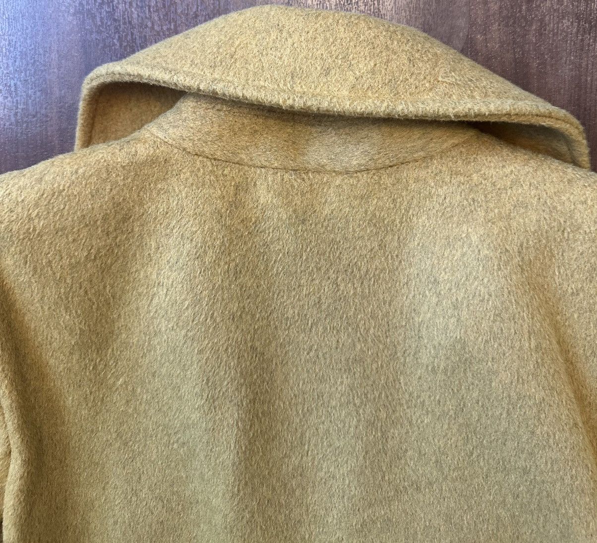 Old Navy Old Navy Women’s Moleskin/ Faux Fur Peacoat Jacket Gold M Size M / US 6-8 / IT 42-44 - 6 Thumbnail