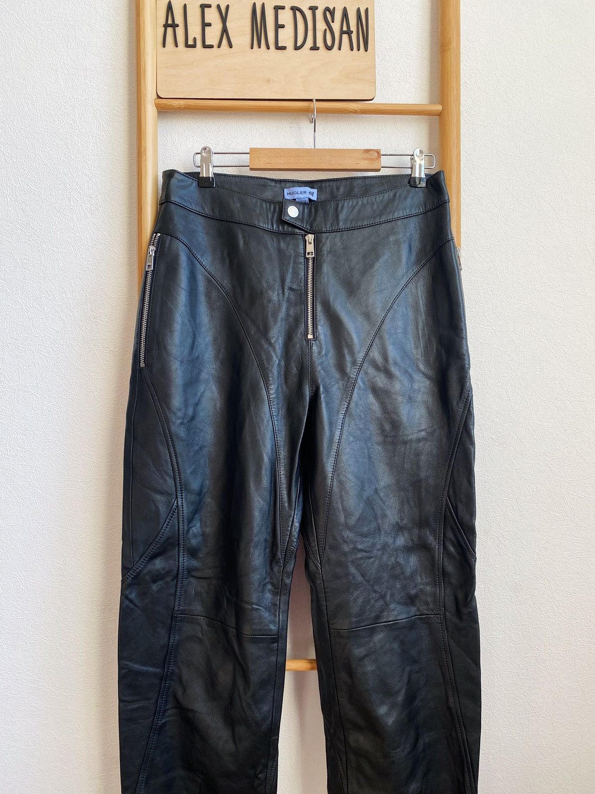 Mugler Mugler x H&M Leather Pants Size US 32 / EU 48 - 9 Thumbnail