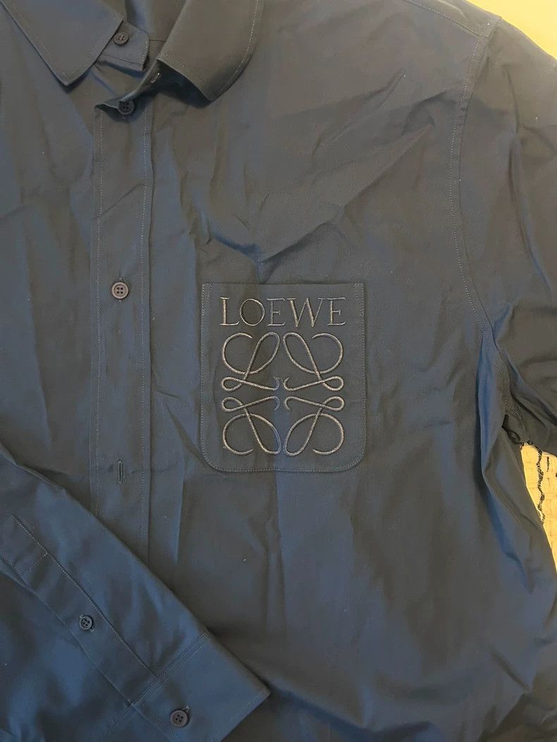 Loewe Loewe size43 Looped checkered leather brand logo long sleev Size US S / EU 44-46 / 1 - 3 Thumbnail
