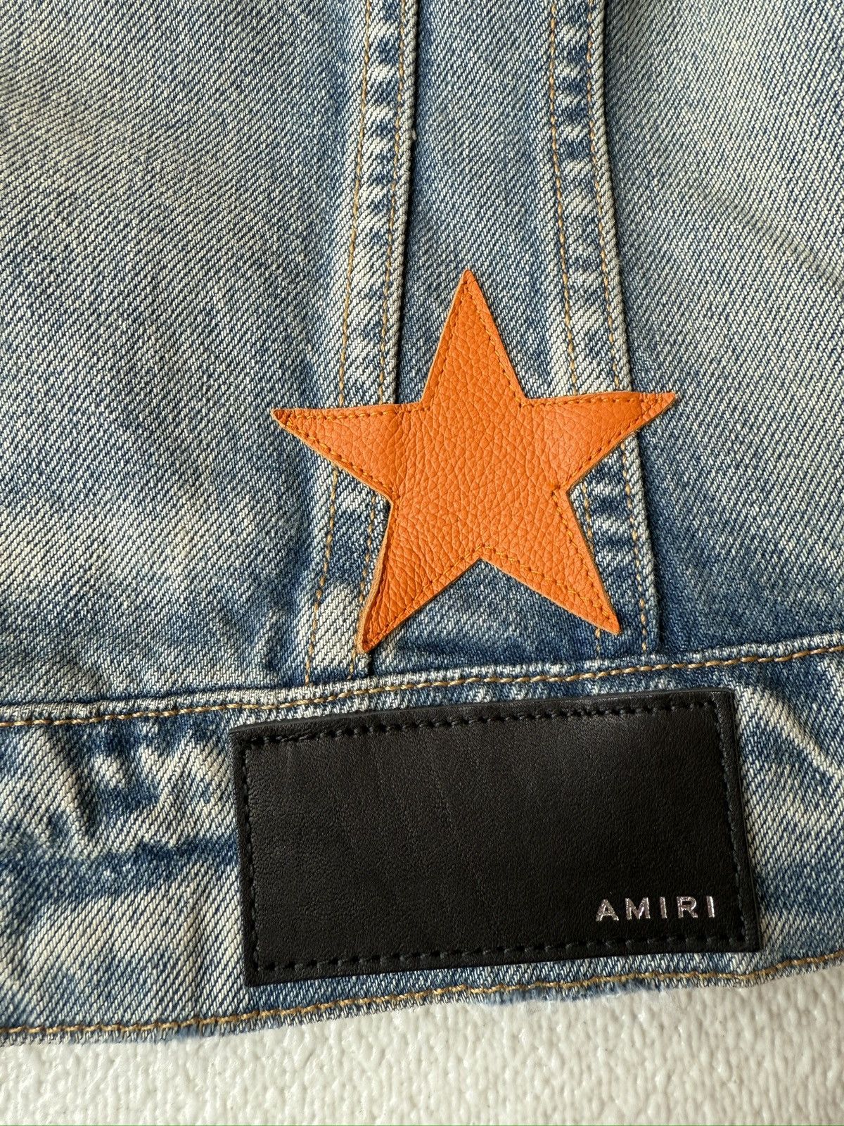 Amiri Chemist Star Trucker Jacket Clay Indigo Size US XS / EU 42 / 0 - 11 Thumbnail
