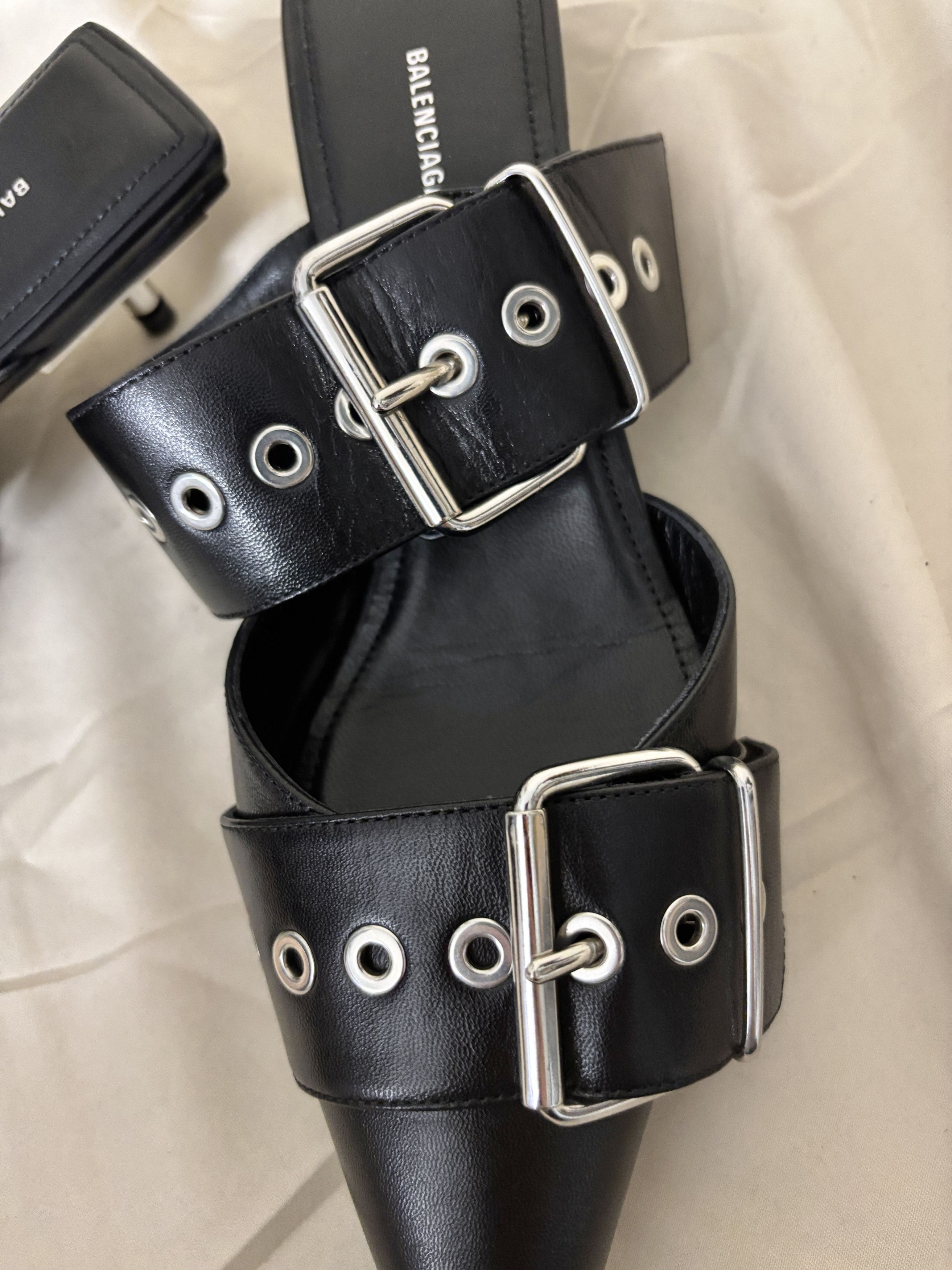 Balenciaga Balenciaga Knife Mules, New in Box Size US 5 / IT 35 - 8 Thumbnail