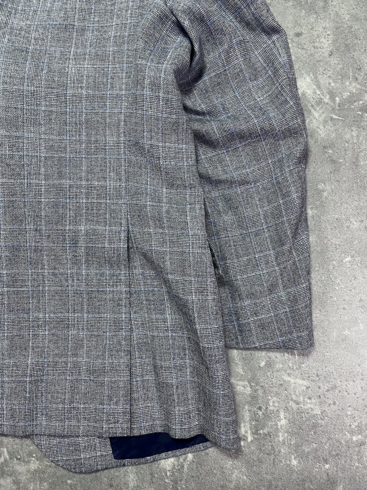 Kiton Kiton Napoli Cashmere Linen Silk Plaid Blazer Jacket 52 Size 52R - 12 Thumbnail
