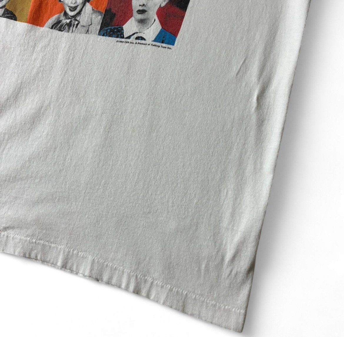 Fruit Of The Loom × Vintage Vintage 1992 I Love Lucy Single Stitch Fruit of the Loom Size US L / EU 52-54 / 3 - 5 Thumbnail