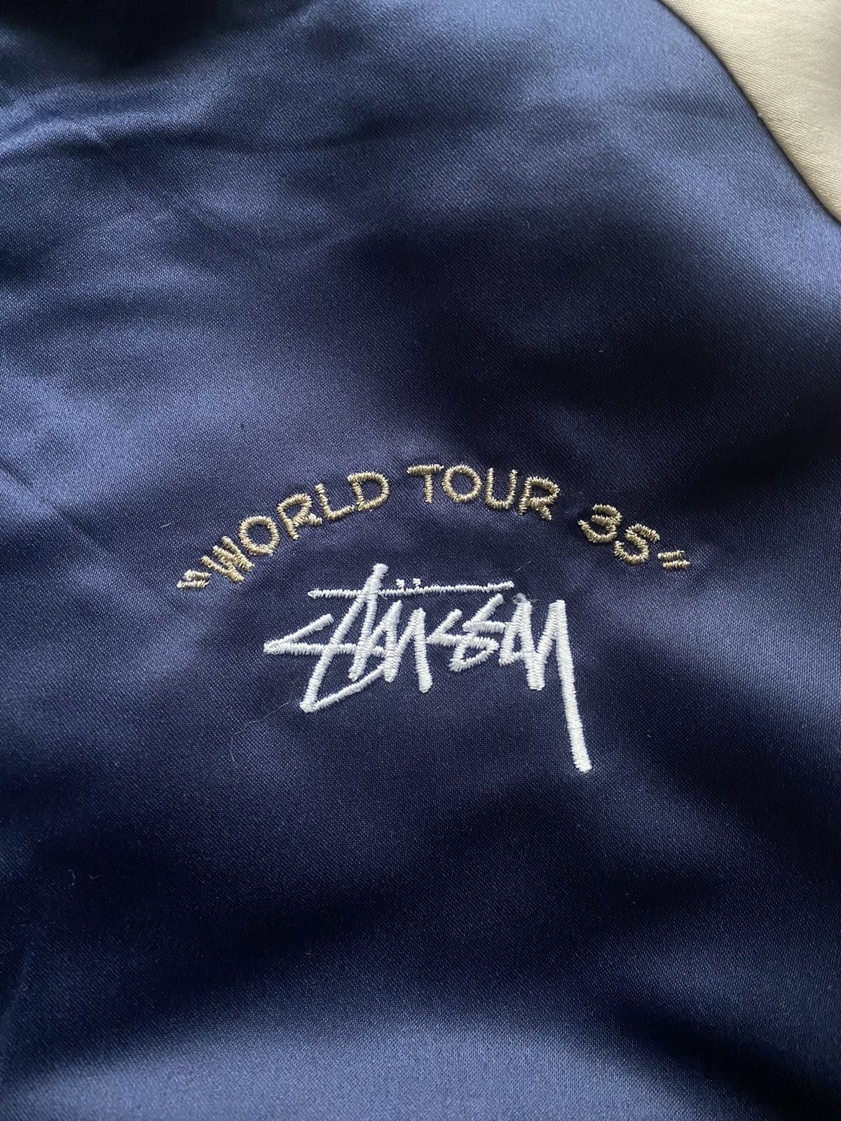 Stussy Vintage Rare Stussy Varsity Bomber Jacket Size US XS / EU 42 / 0 - 3 Thumbnail