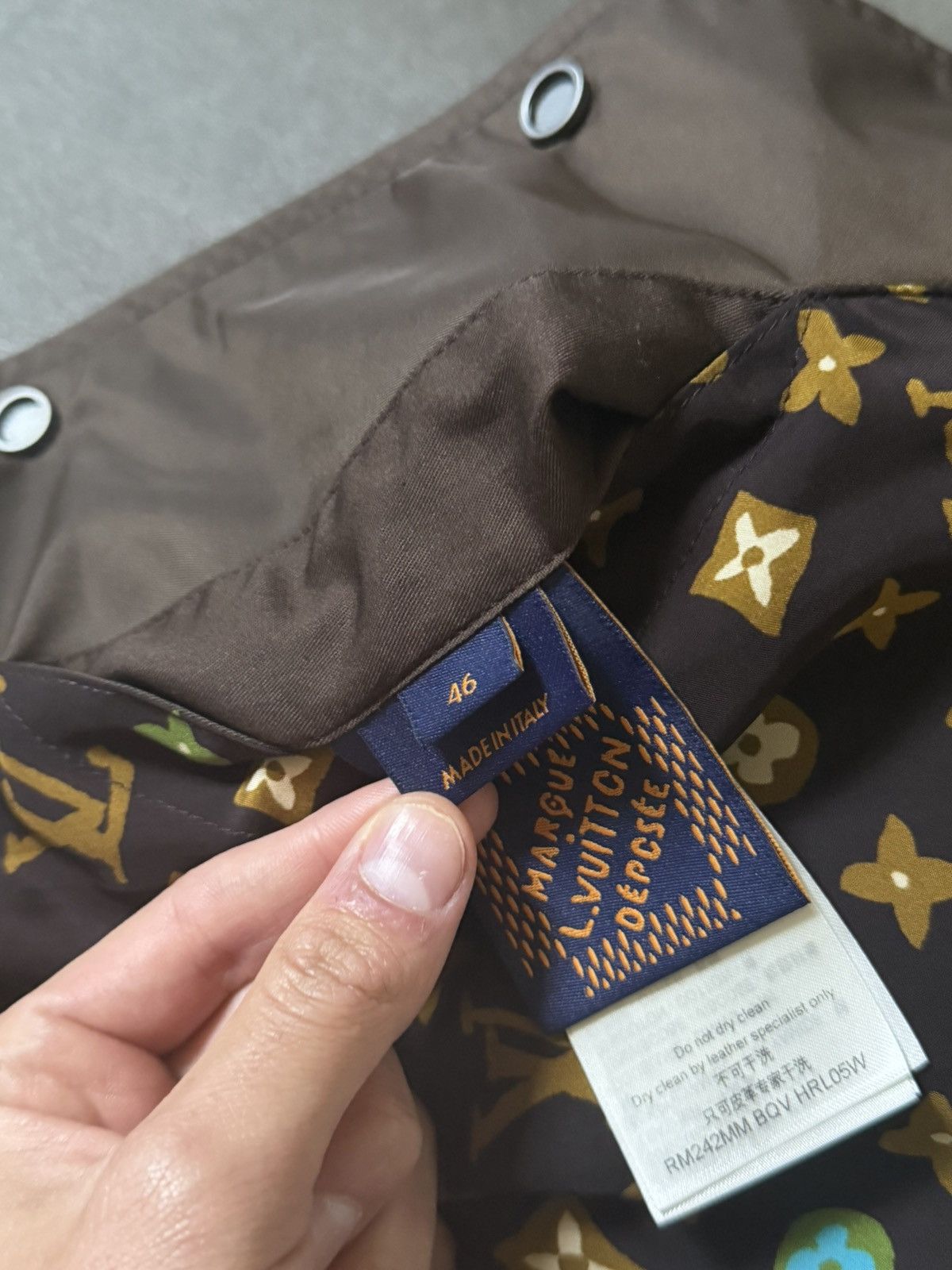 Louis Vuitton × Tyler The Creator Louis Vuitton Tyler The Creator Logo Embroidered Bomber Size US S / EU 44-46 / 1 - 24 Thumbnail
