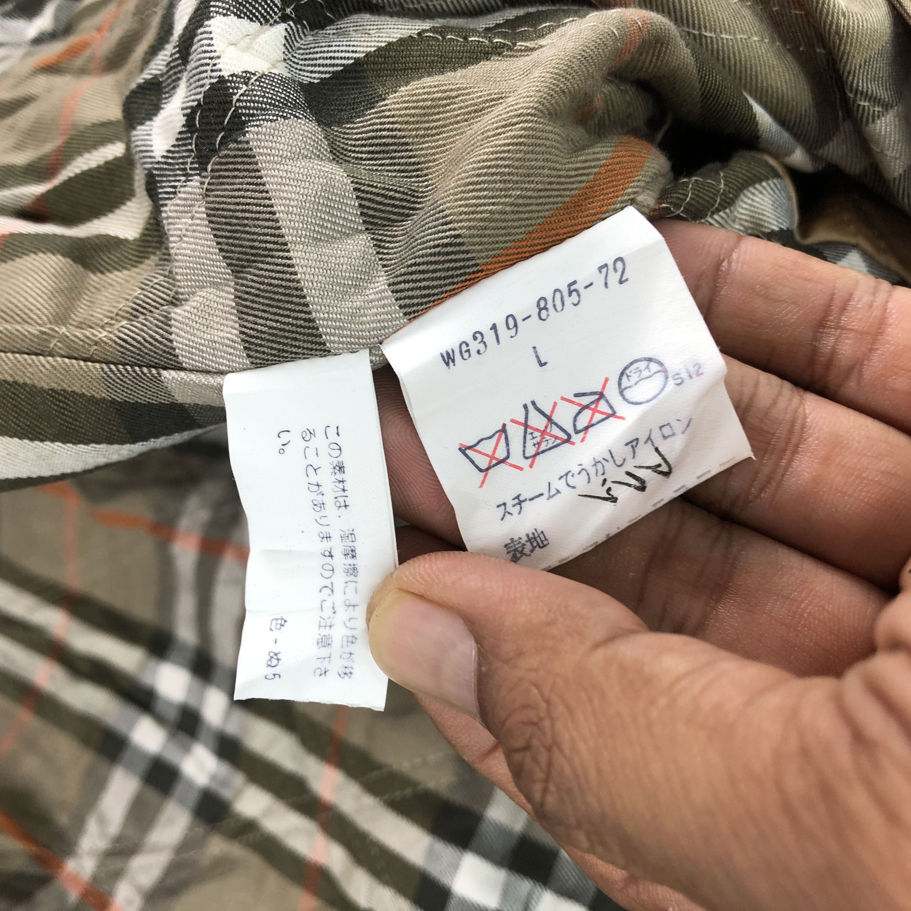 Burberry × Vintage Vintage 90s Burberry Hoodie Faded Zipper Jackets Size US L / EU 52-54 / 3 - 8 Thumbnail
