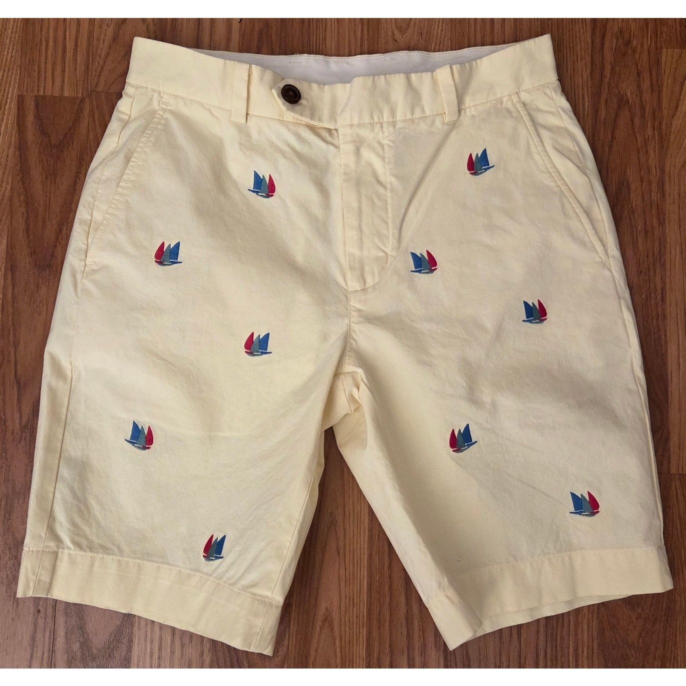 Brooks Brothers Brooks Brothers Men's Bermuda Shorts - Canary Yellow W30 Size US 30 / EU 46 - 6 Thumbnail