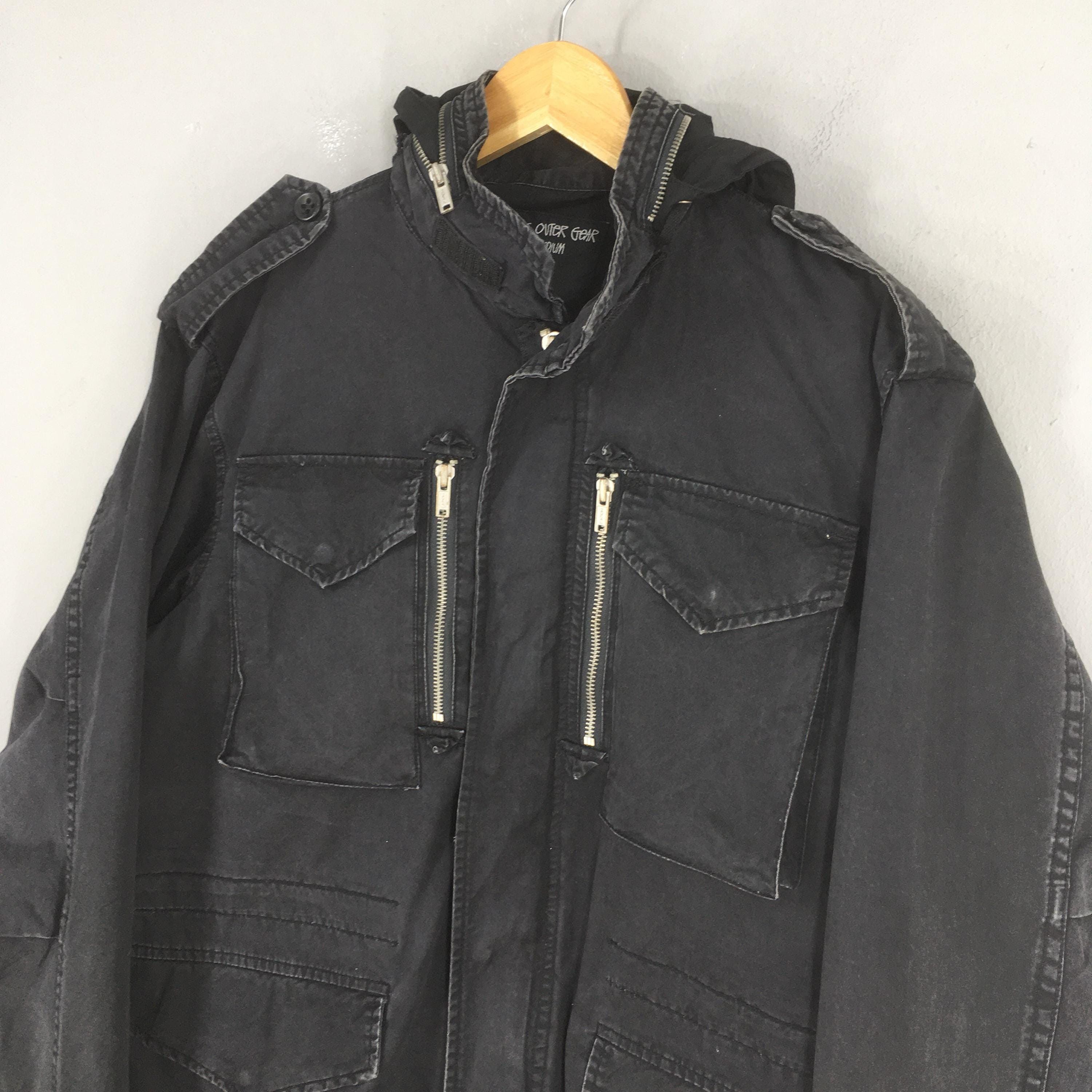 Stussy Vintage Y2K Stussy Gear Black M-65 Field Jacket Medium Size US M / EU 48-50 / 2 - 4 Thumbnail