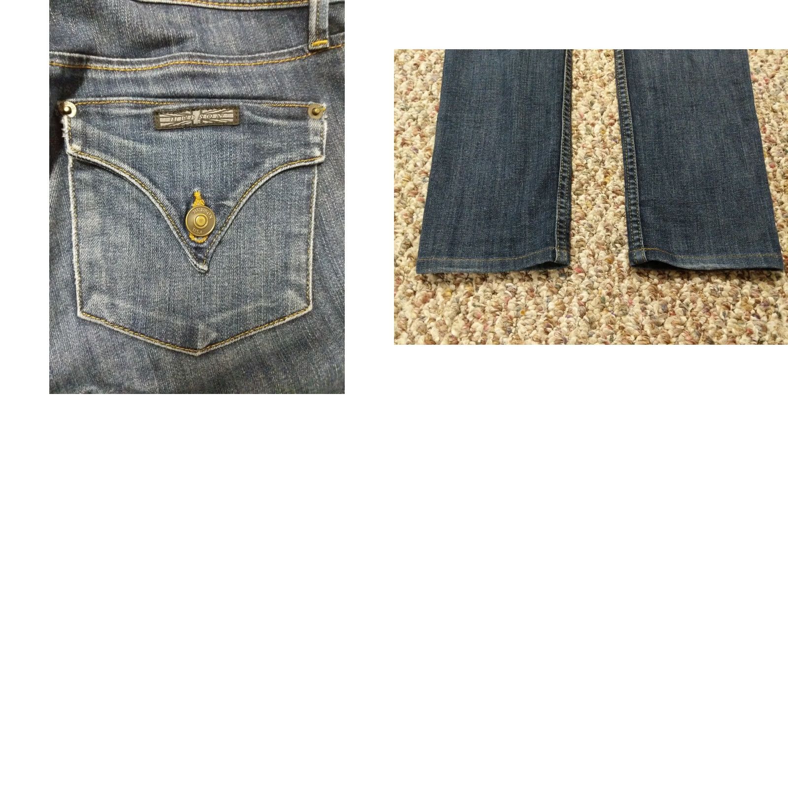 Hudson Hudson Collin Skinny Jeans Size 25 Medium Wash 29x29 Blue Cotton Blend Zip Zipper Closure Stretch Women Jeans Skinny & Slim Adults? Size 42" / US 20 - 8 Thumbnail