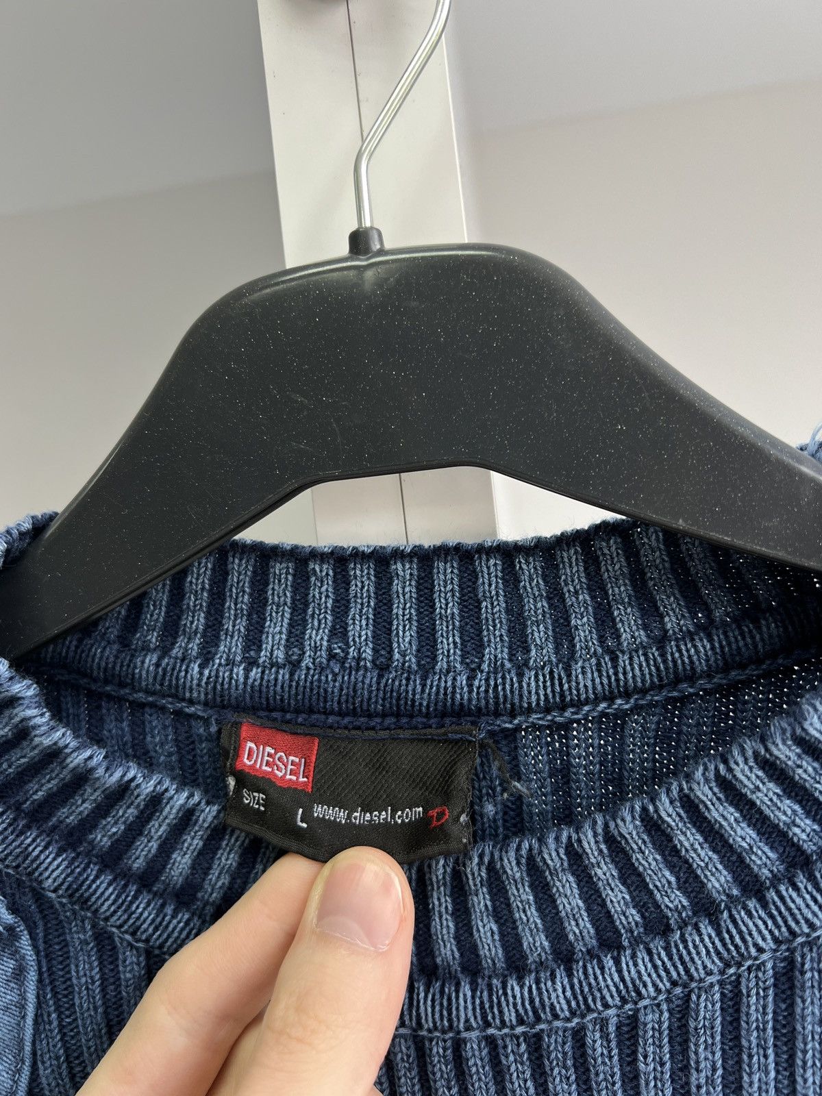 Diesel × Vintage Vintage Diesel Archival Y2K Japanese Style Sweater Size US L / EU 52-54 / 3 - 9 Thumbnail