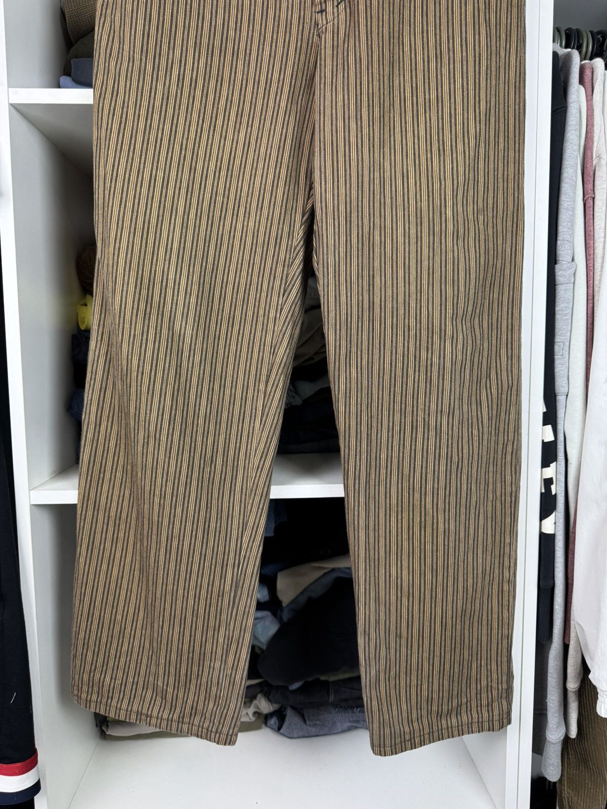Other Vintage Wah Maker USA Buckle Back Striped Western Pants Size US 38 / EU 54 - 10 Thumbnail