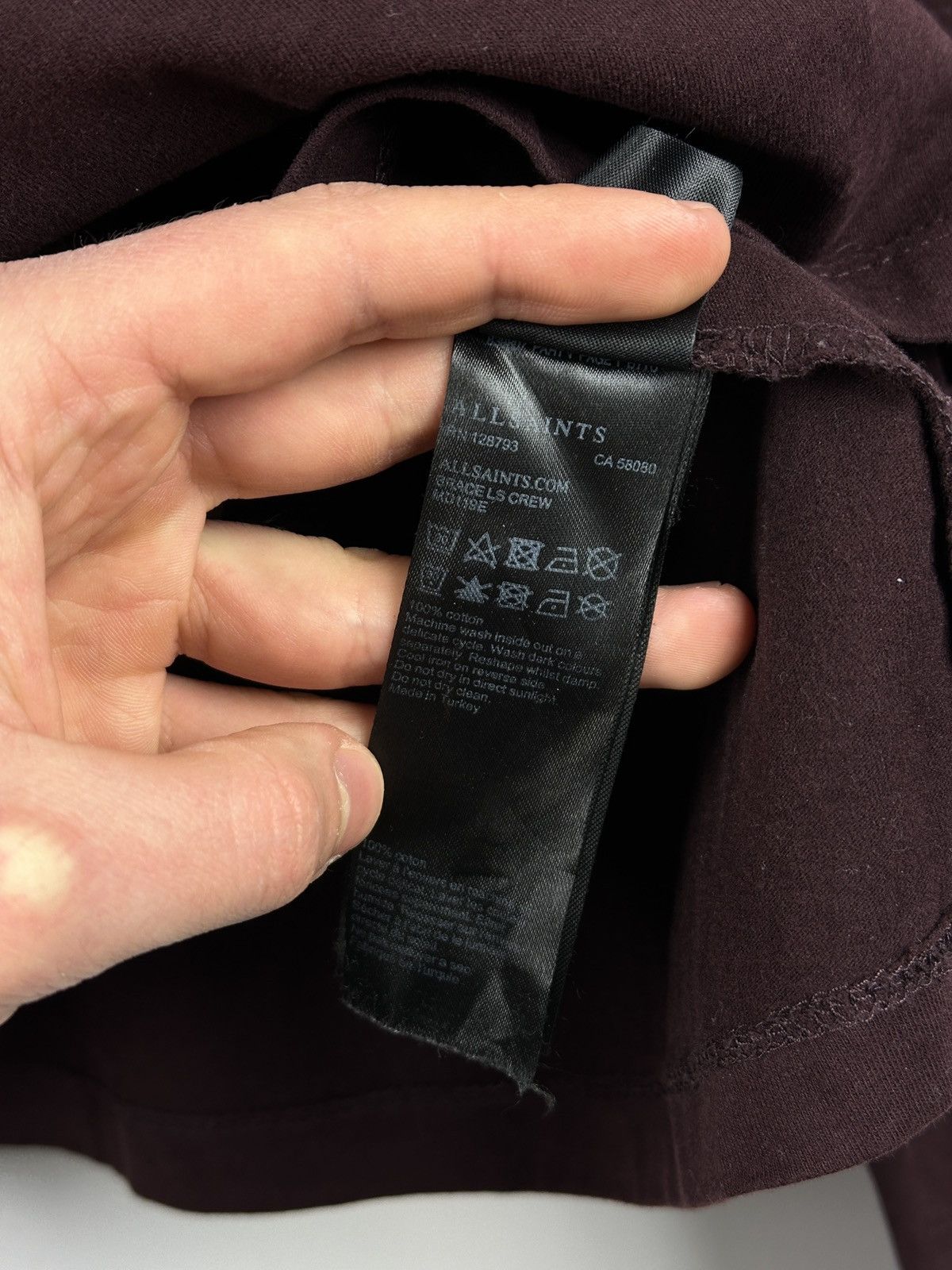 Allsaints Allsaints Brace Long Sleeve Crew T-Shirt Size US M / EU 48-50 / 2 - 9 Thumbnail