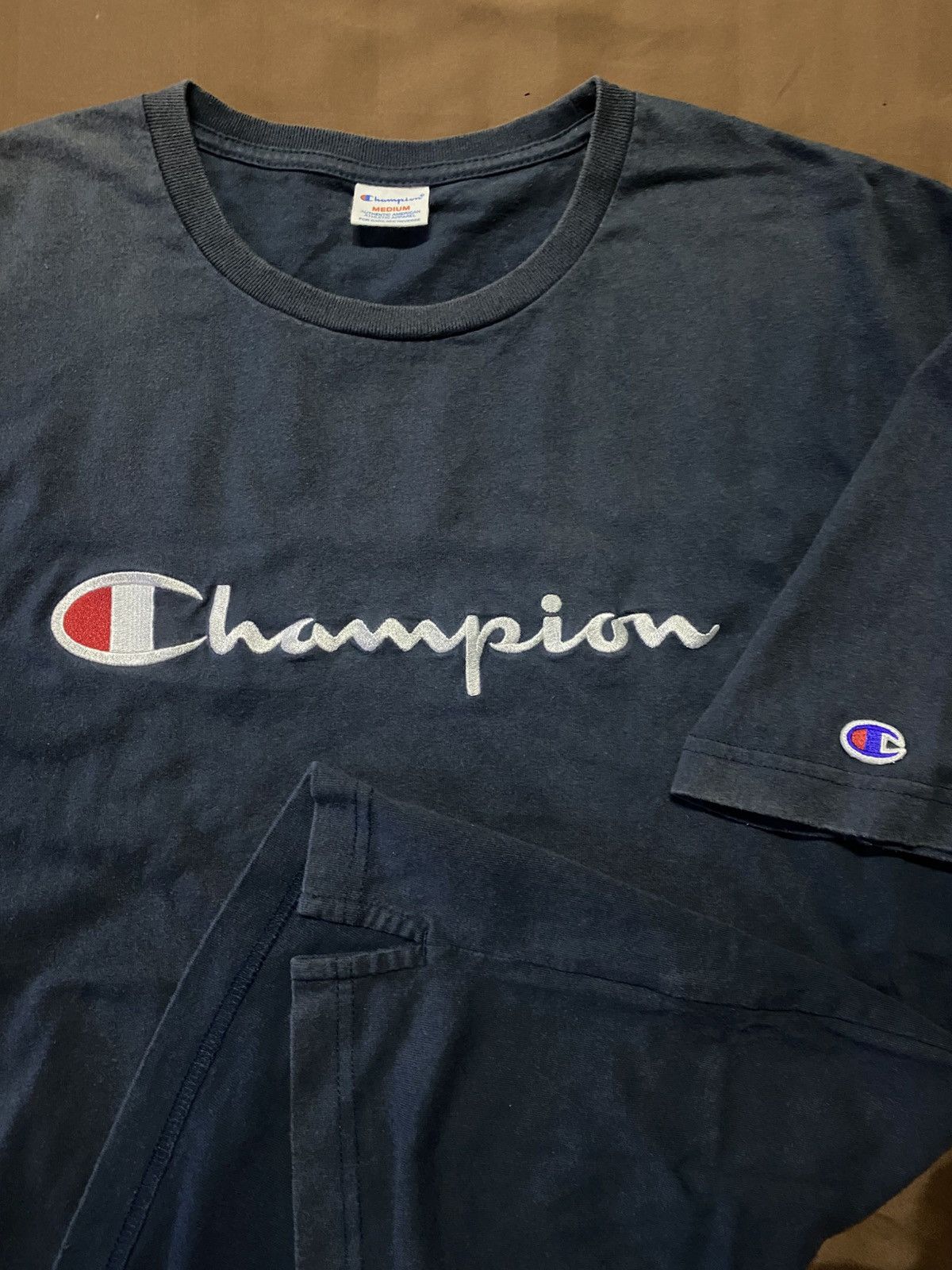 Ships Jet Blue Champion x Ships Jet Blue Embroidered Logo Tee Size US M / EU 48-50 / 2 - 3 Thumbnail