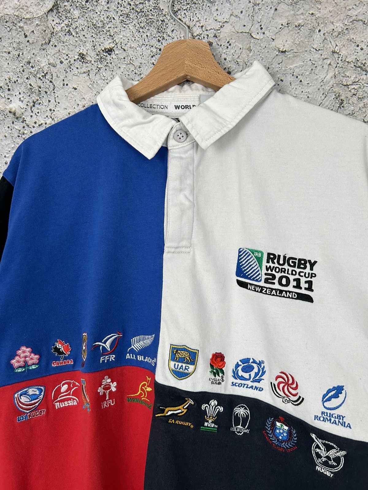Vintage Vintage Rugby Jersey Polo Sportswear Streetwear Rare Size US XL / EU 56 / 4 - 3 Thumbnail