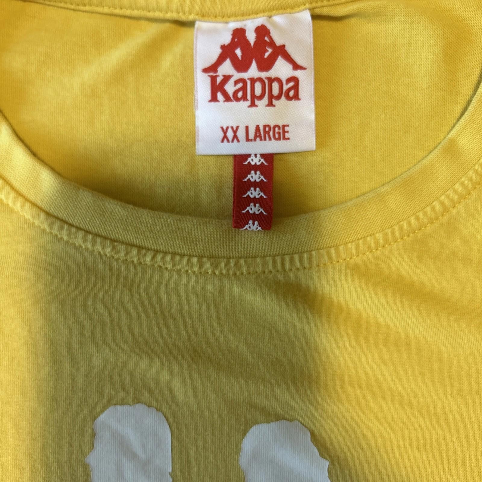 Kappa KAPPA Men's Yellow SZ 2XL T-Shirt Logo RDIF Pacsun Size US XXL / EU 58 / 5 - 4 Thumbnail
