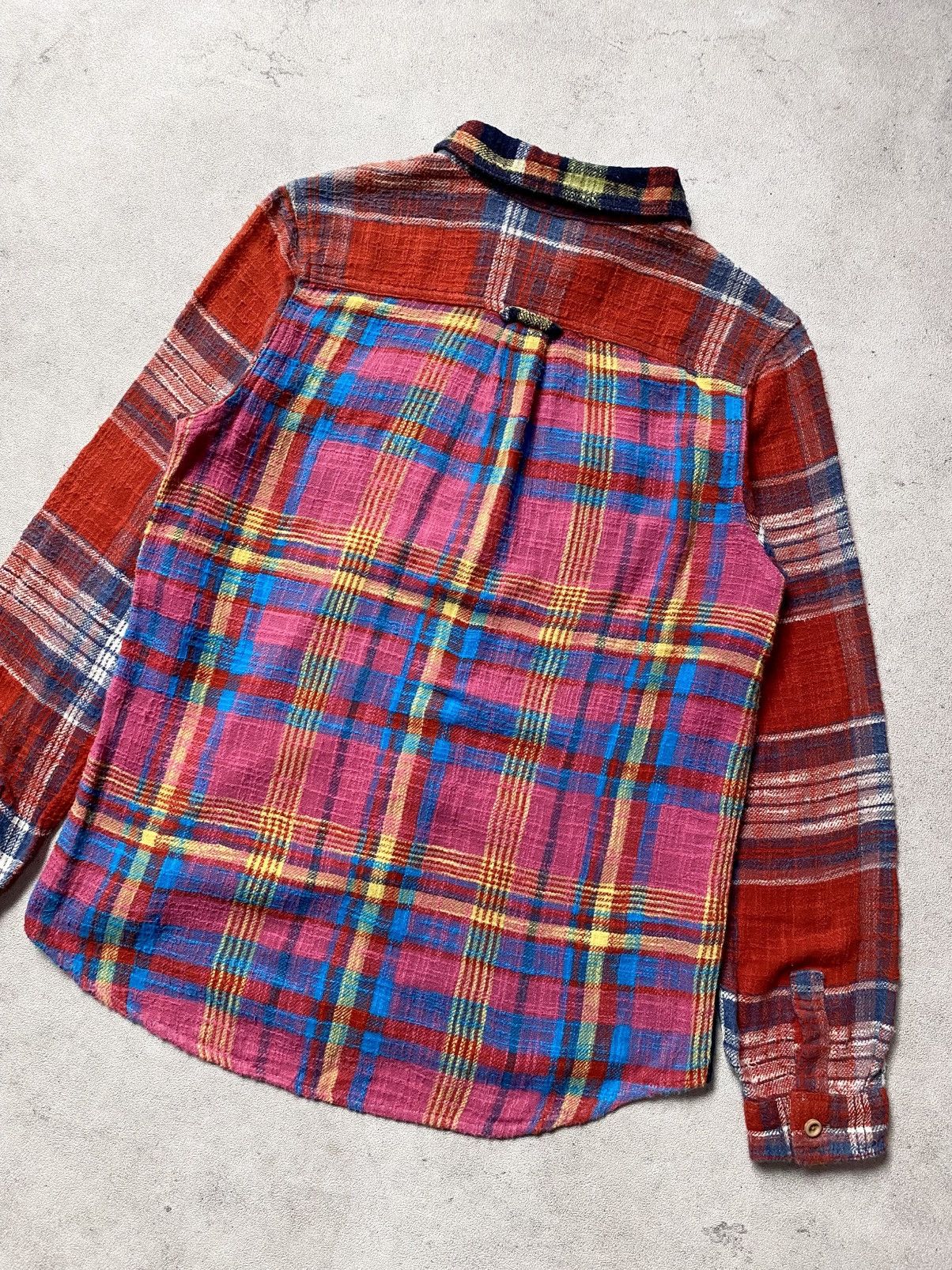 Sugar Cane Vintage Cube Sugar Patchwork Flannel Shirt Size US M / EU 48-50 / 2 - 6 Thumbnail