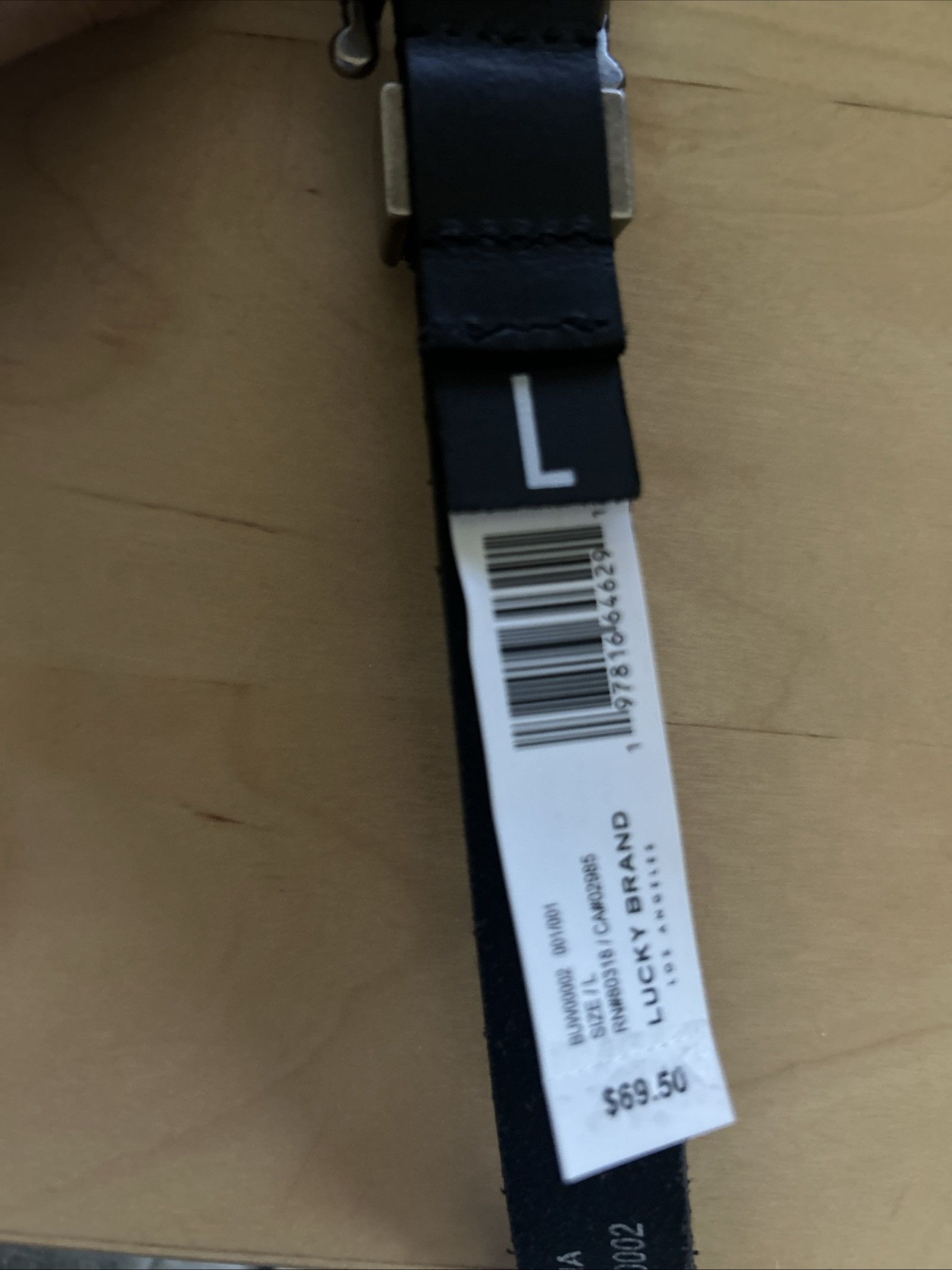 Lucky Brand Women’s Lucky Brand Western Faded Leather Belt L Size ONE SIZE - 5 Thumbnail