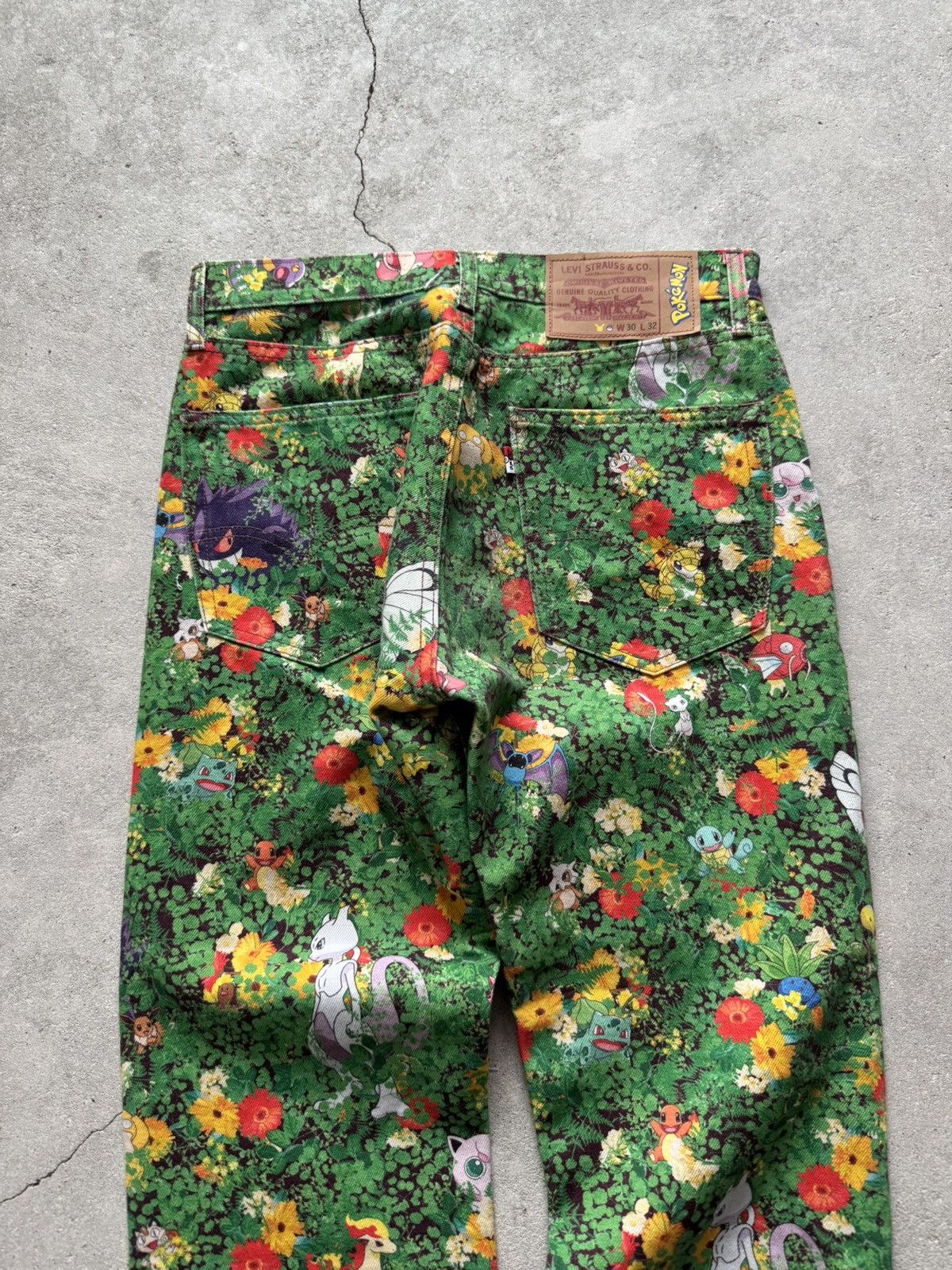 Levi's × Pokemon Levi’s x Pokemon Denim Jeans Size US 30 / EU 46 - 3 Thumbnail