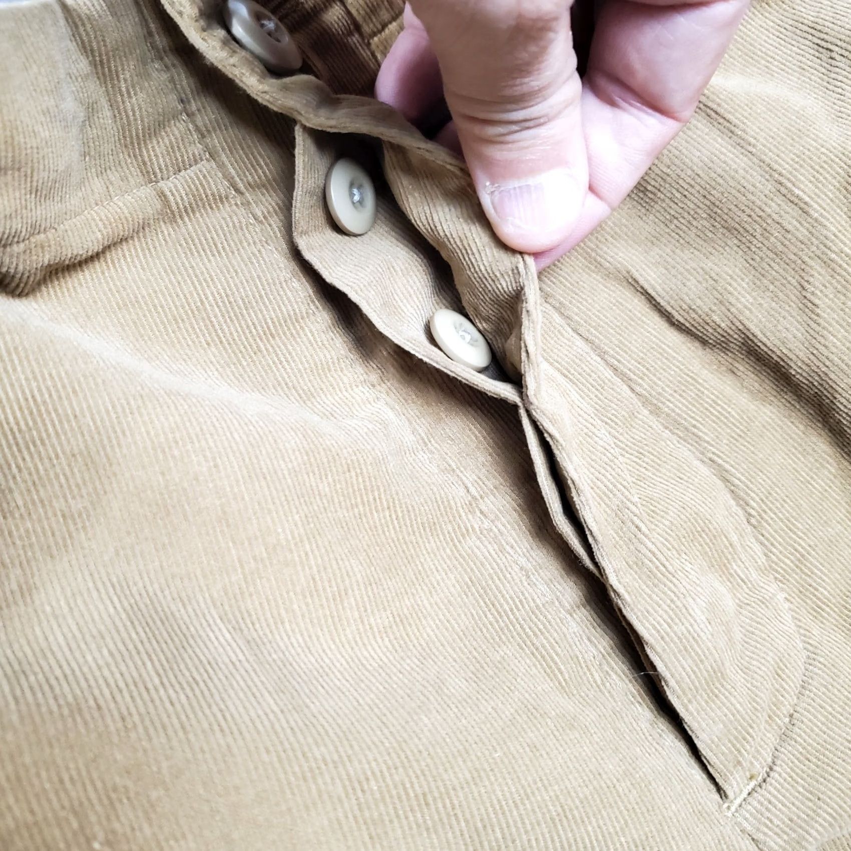 Sleepy Jones Sleepy Jones Corduroy Pants Mens 32x29 Brown Mid Rise Pockets Button Fly Size US 32 / EU 48 - 7 Thumbnail