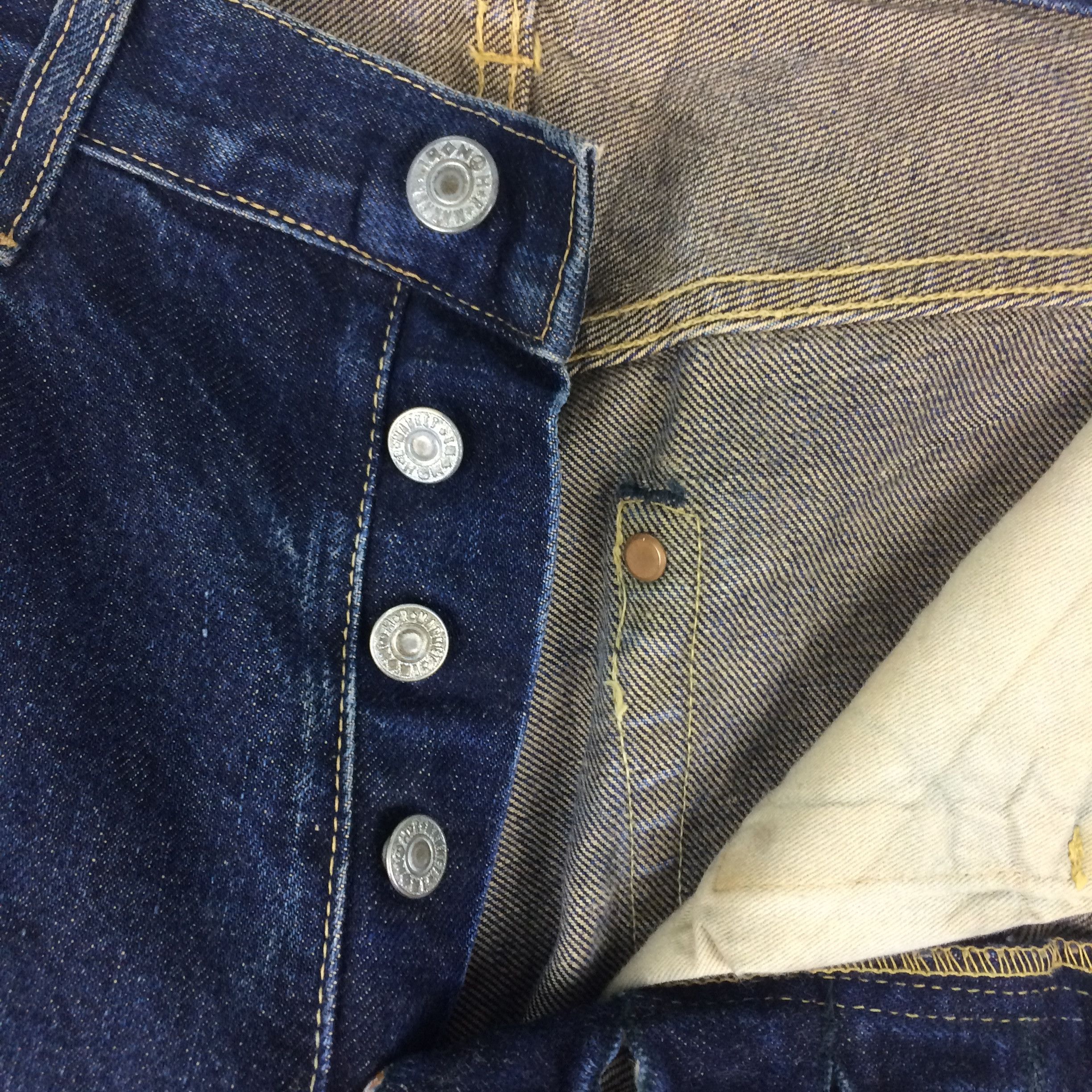 HOLLYWOOD RANCH MARKET × Japanese Brand X28 VTG Selvedge Japan Jeans HOLLYWOOD RANCH H.R Market Size US 31 - 6 Thumbnail