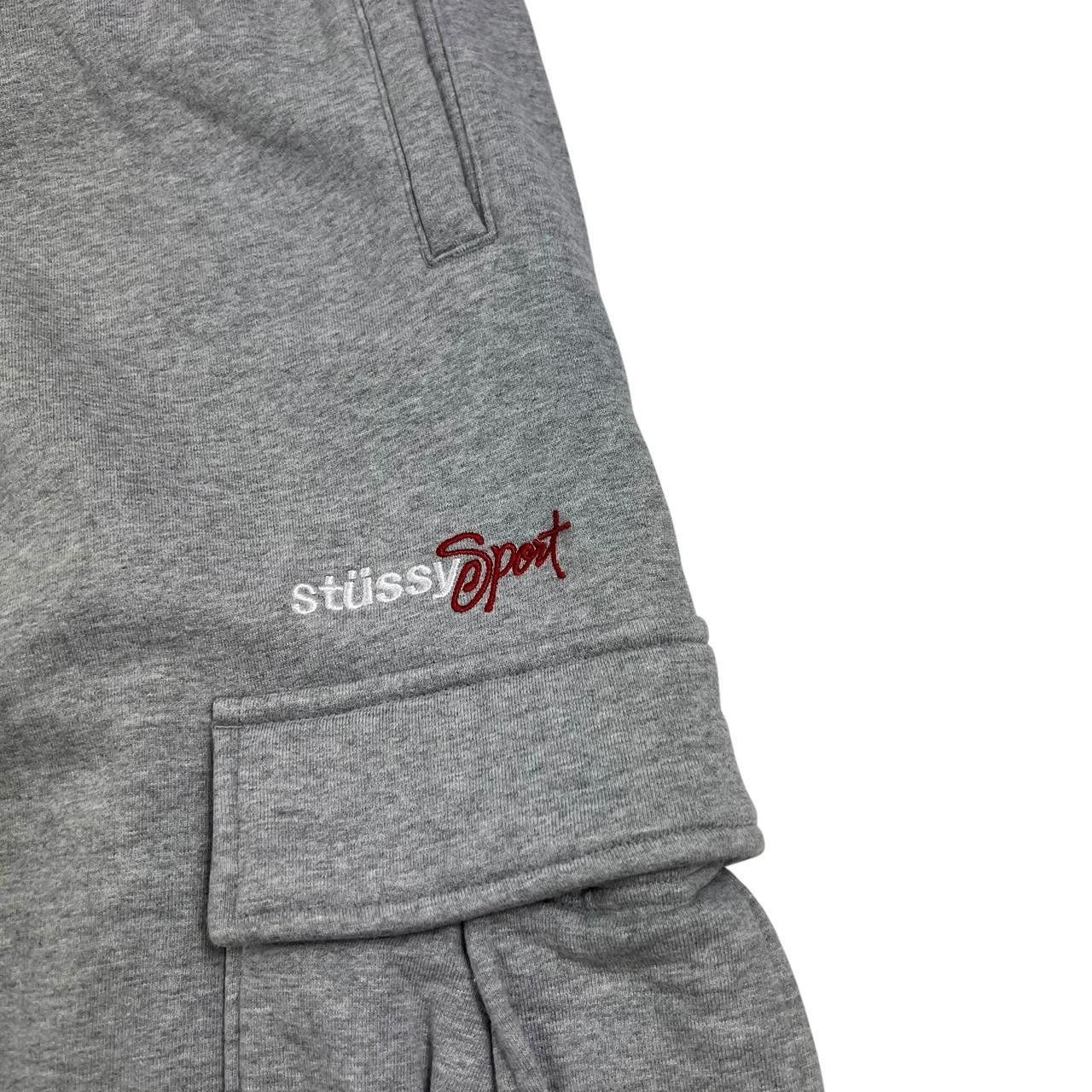 Stussy Stussy Sport Gray Cargo Joggers / Sweatpants - Small Size US 31 - 5 Thumbnail