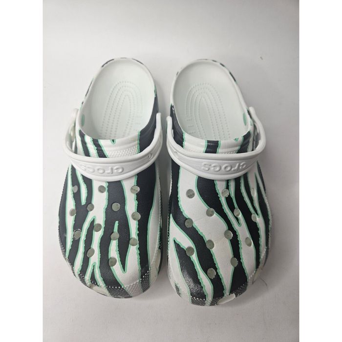 Tiger discount stripe crocs