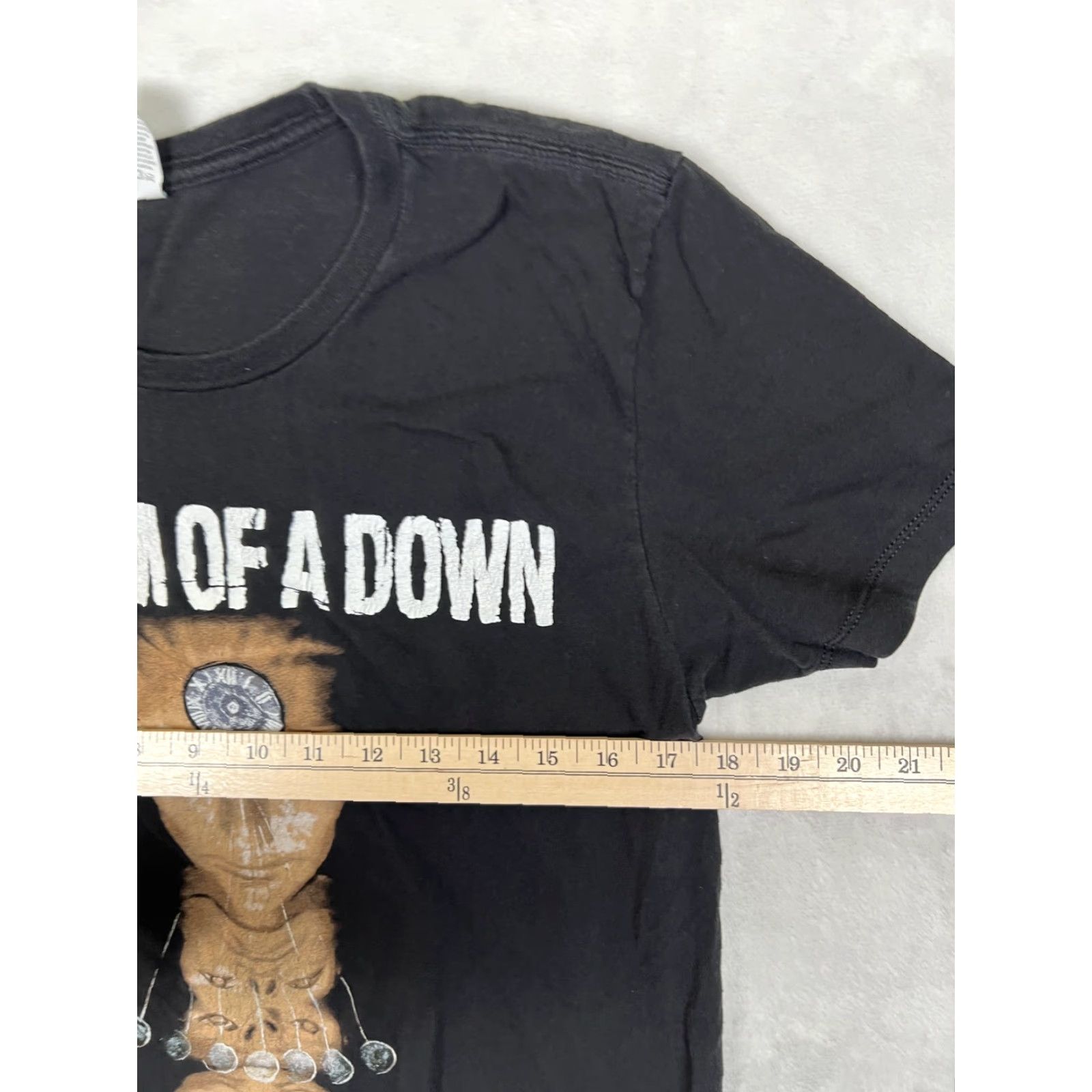 Vintage VINTAGE System Of A Down Mezmerize T-Shirt Women's Medium Black Rock Band Graphic Tee Size M / US 6-8 / IT 42-44 - 4 Thumbnail