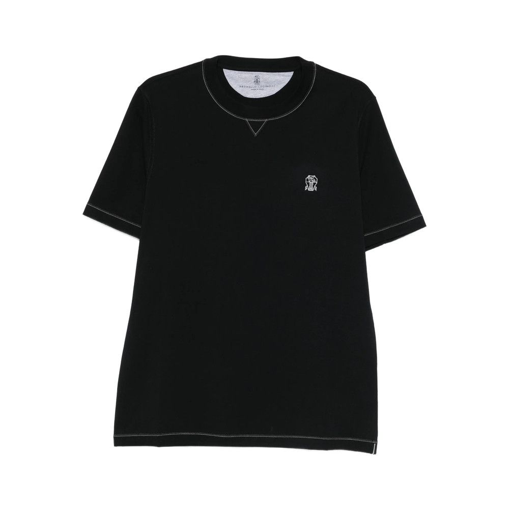 Brunello Cucinelli Brunello Cucinelli BLACK T-Shirts & Vests - T-Shirts Size US S / EU 44-46 / 1 - 1 Thumbnail